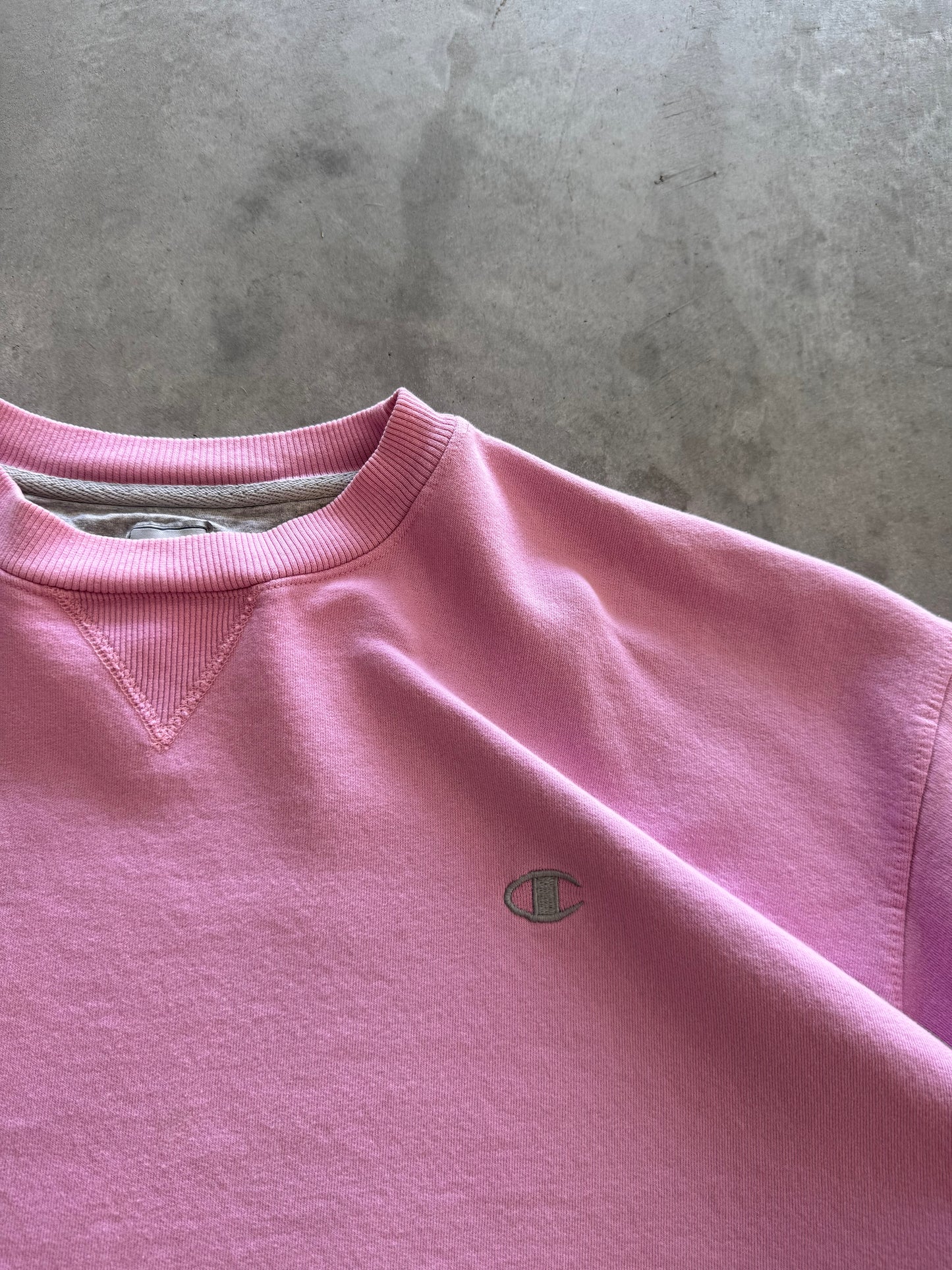Vintage Pink Champion Sweatshirt - XXL