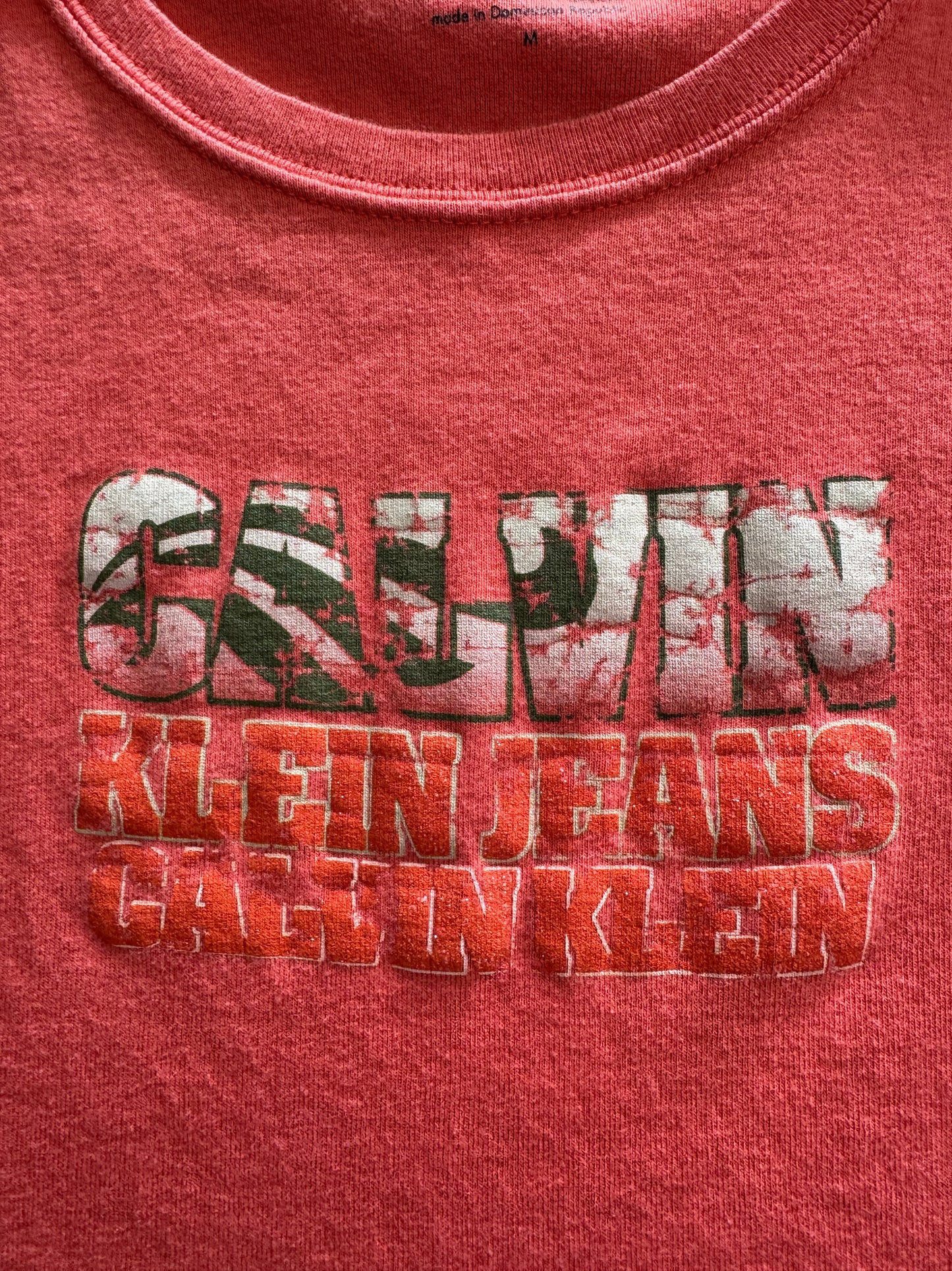 Vintage Calvin Klein Women’s Baby Tee - M