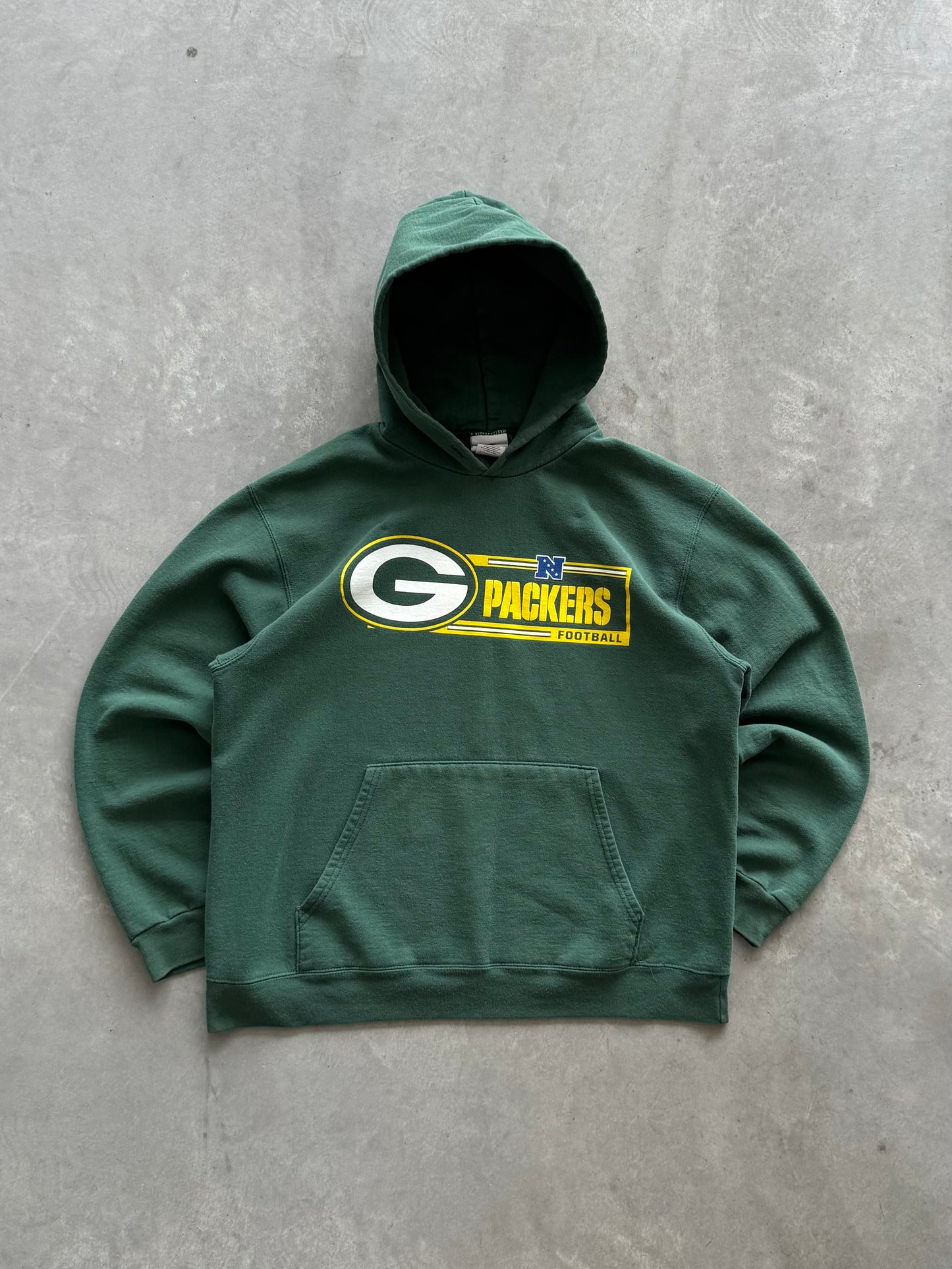 Vintage Green Bay Packers Hoodie - L