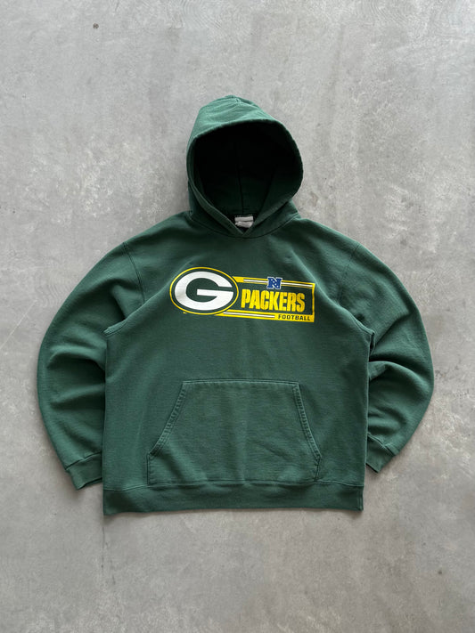 Vintage Green Bay Packers Hoodie - L