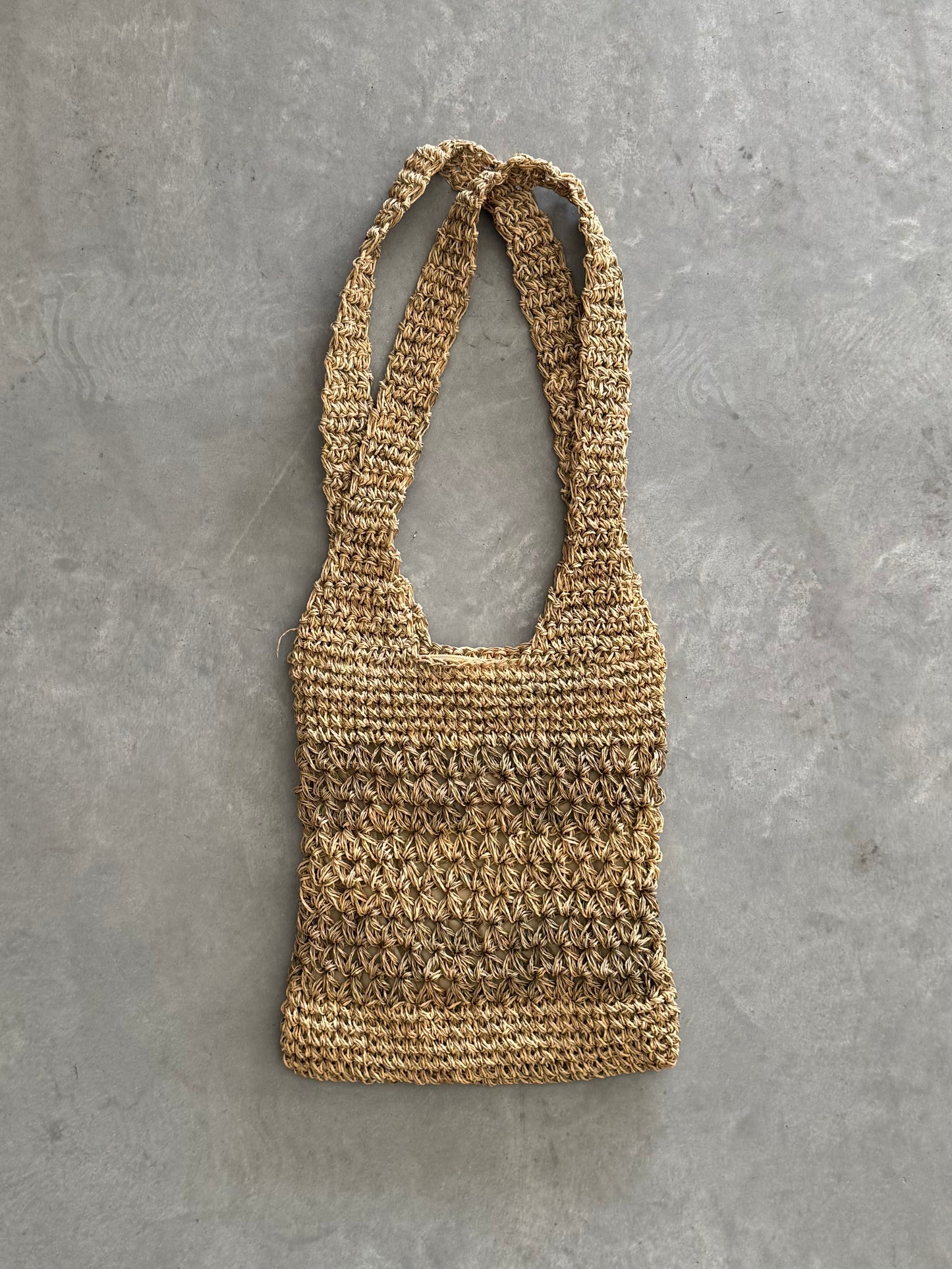 Vintage Faded Glory Straw Bag