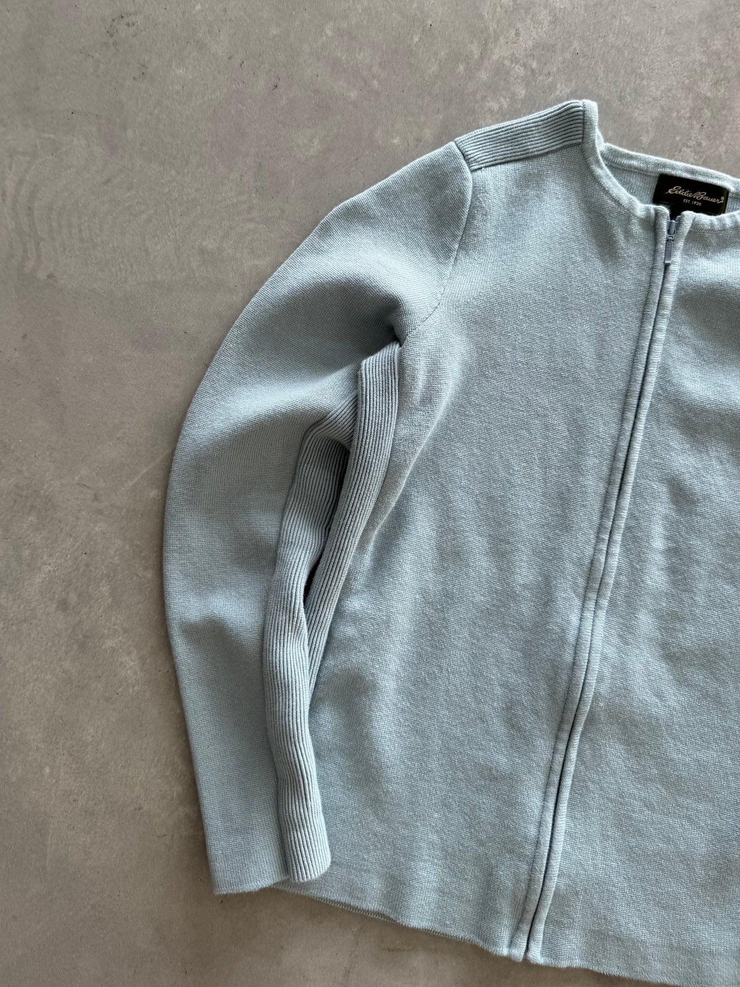 Vintage Eddie Bauer Knit Zip Up - S