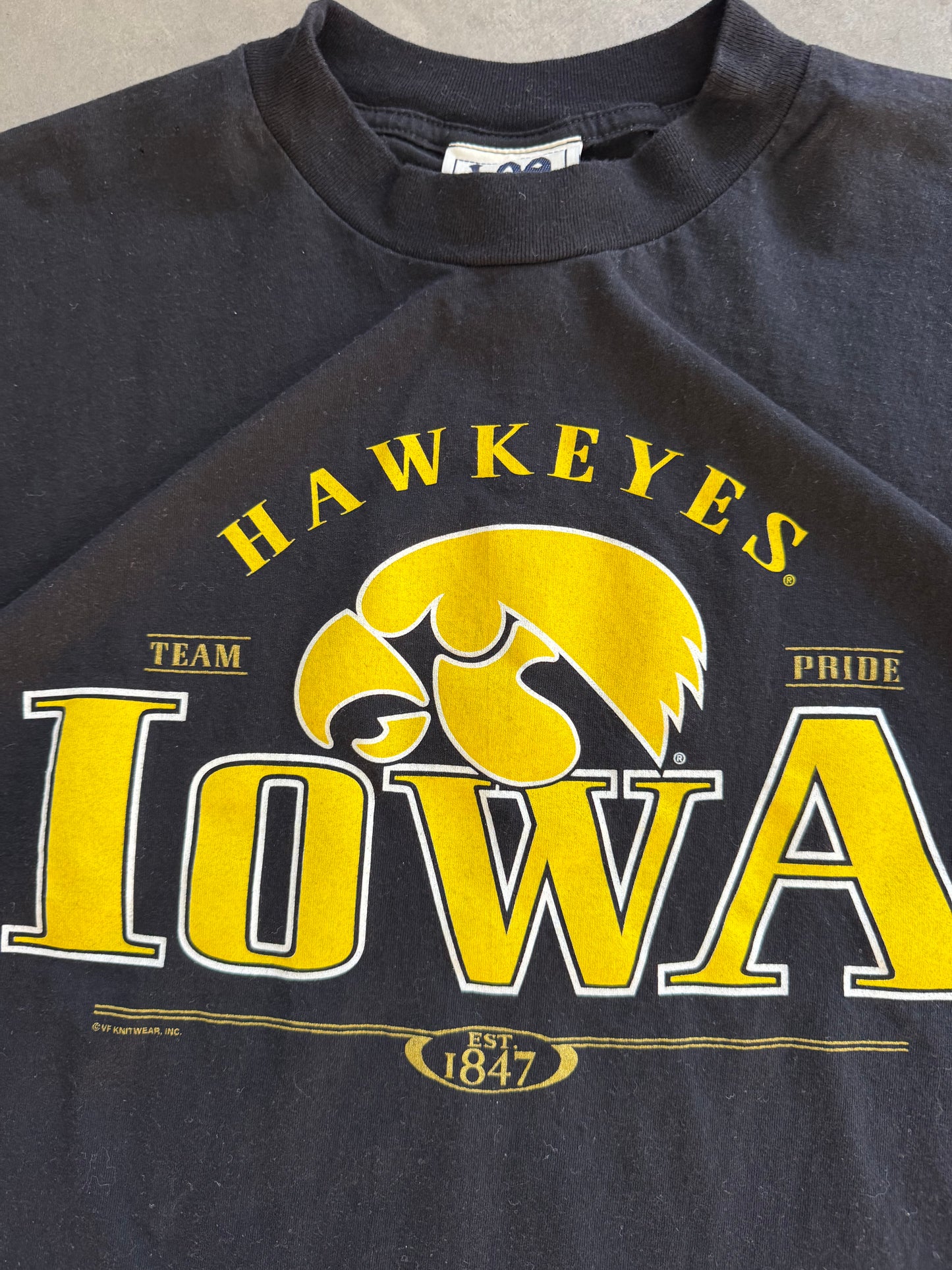 Vintage Iowa Hawkeyes Tee - L