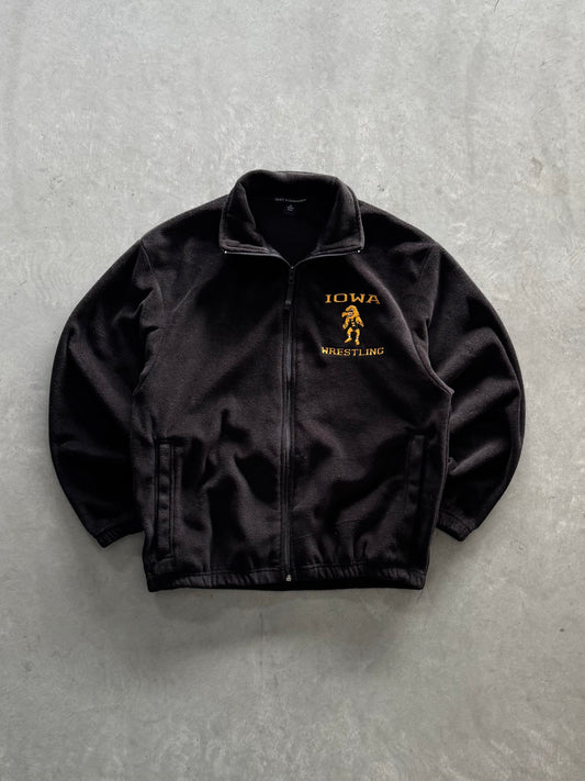 Vintage Iowa Hawkeyes Wrestling Fleece Zip Up - XS