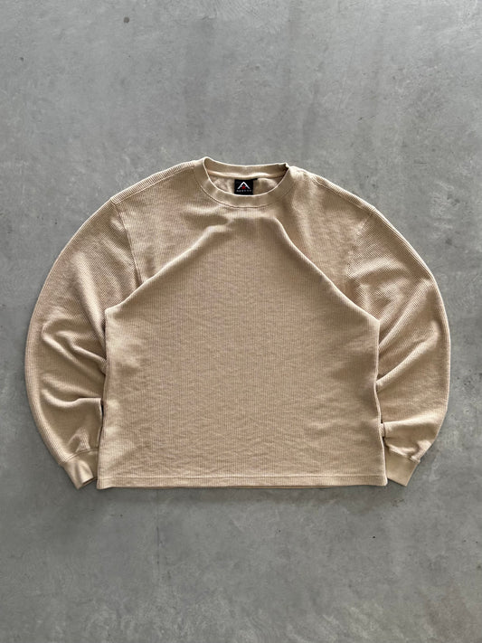 Vintage Waffle Knit Long Sleeve - XXL