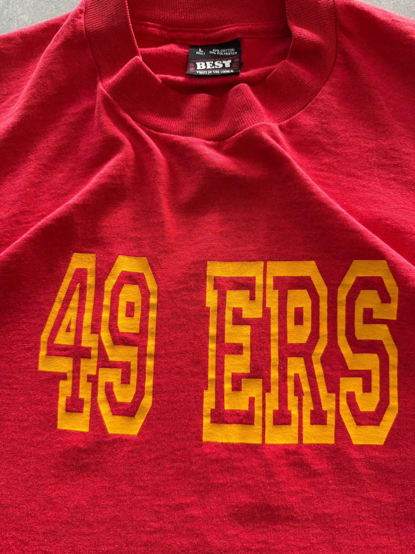 Vintage 90s 49ers Tee - L