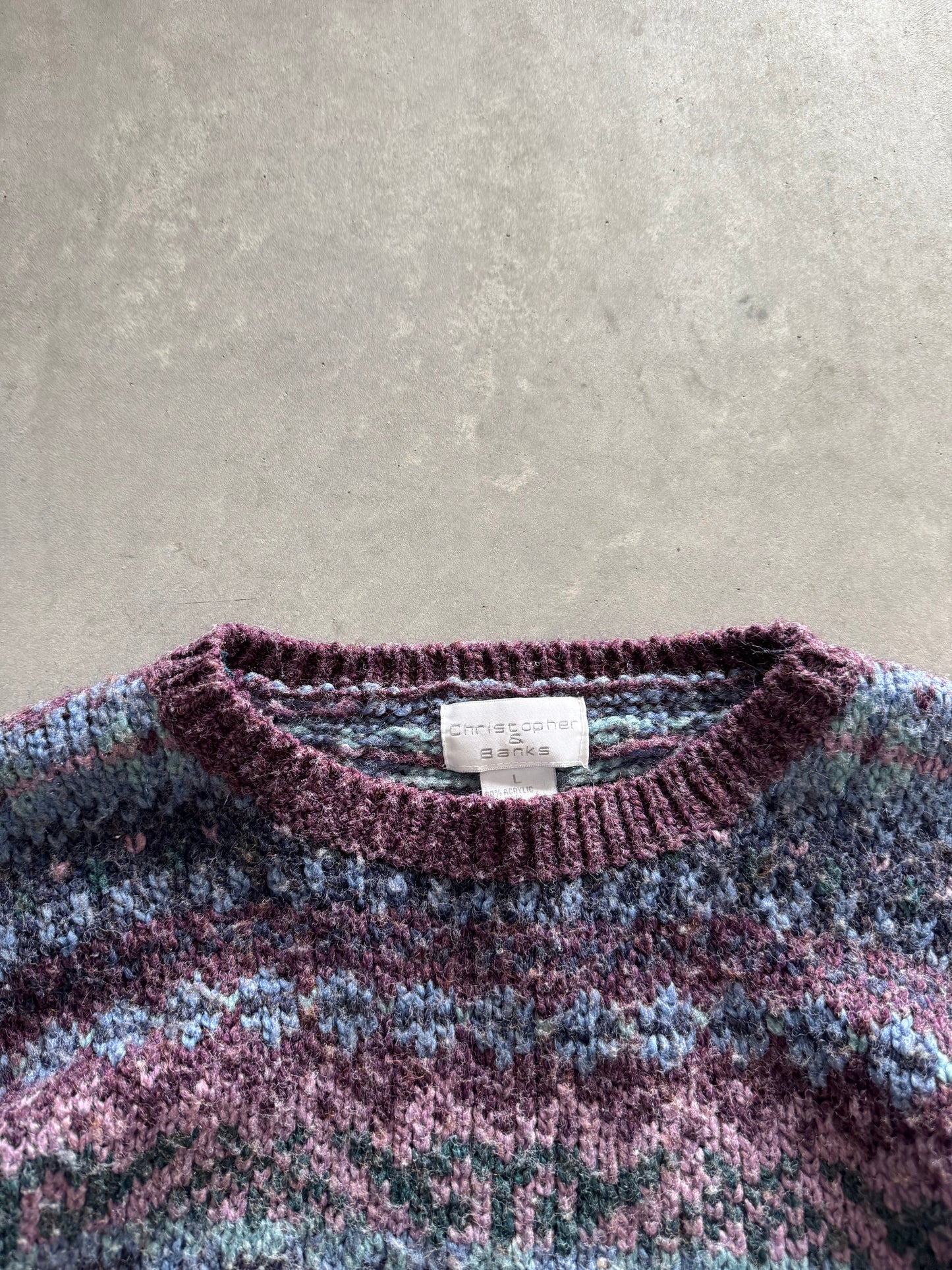 Vintage Christopher & Banks Women’s Sweater - L
