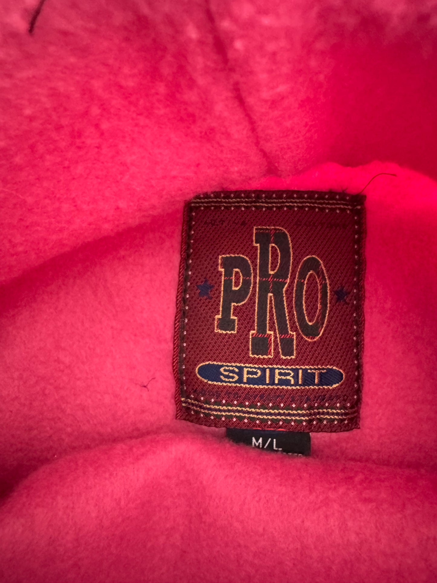 Vintage 90s Pro Spirit Fleece Pullover - M/L