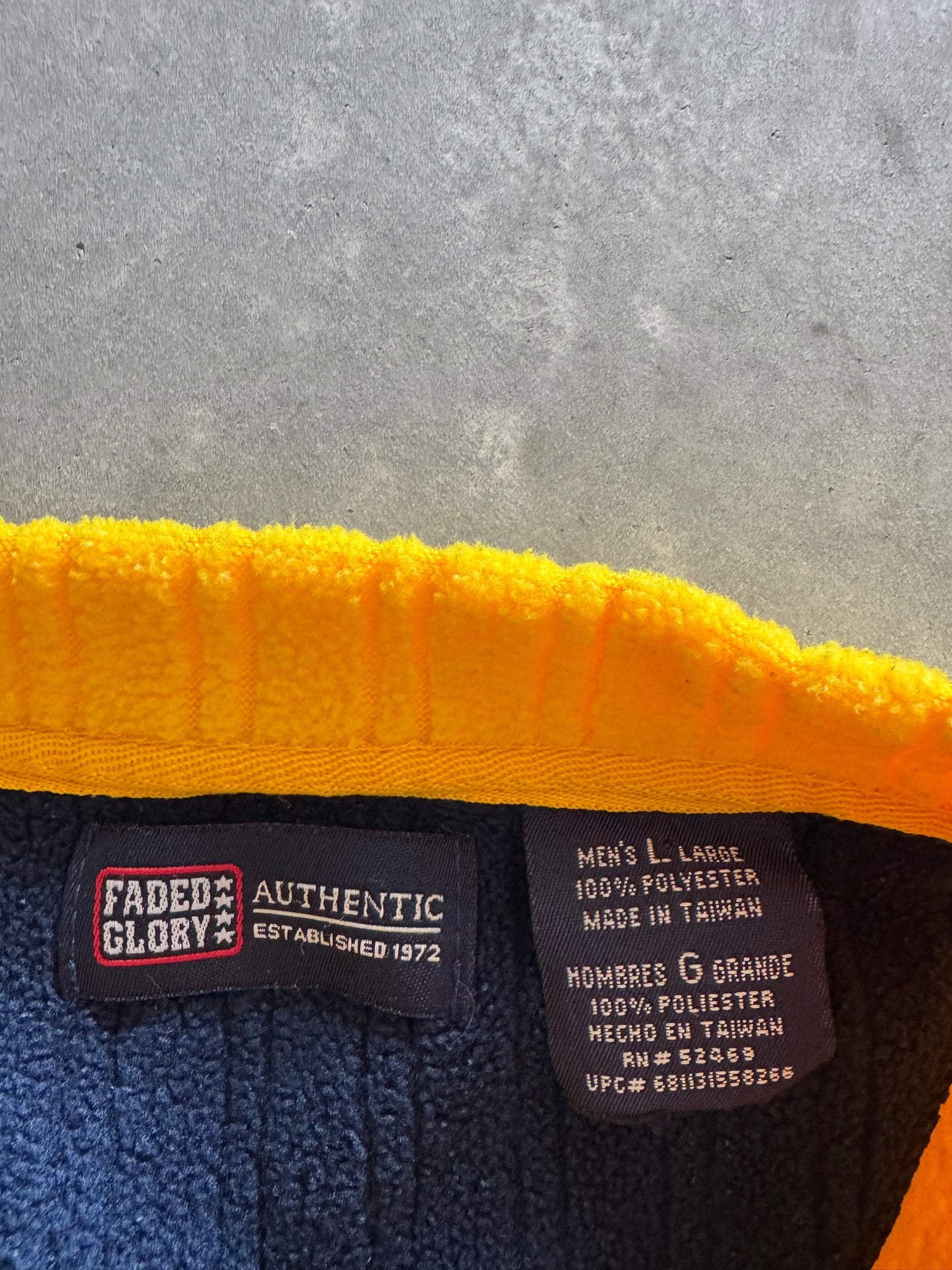 Vintage Faded Glory Fleece Sweatshirt - L