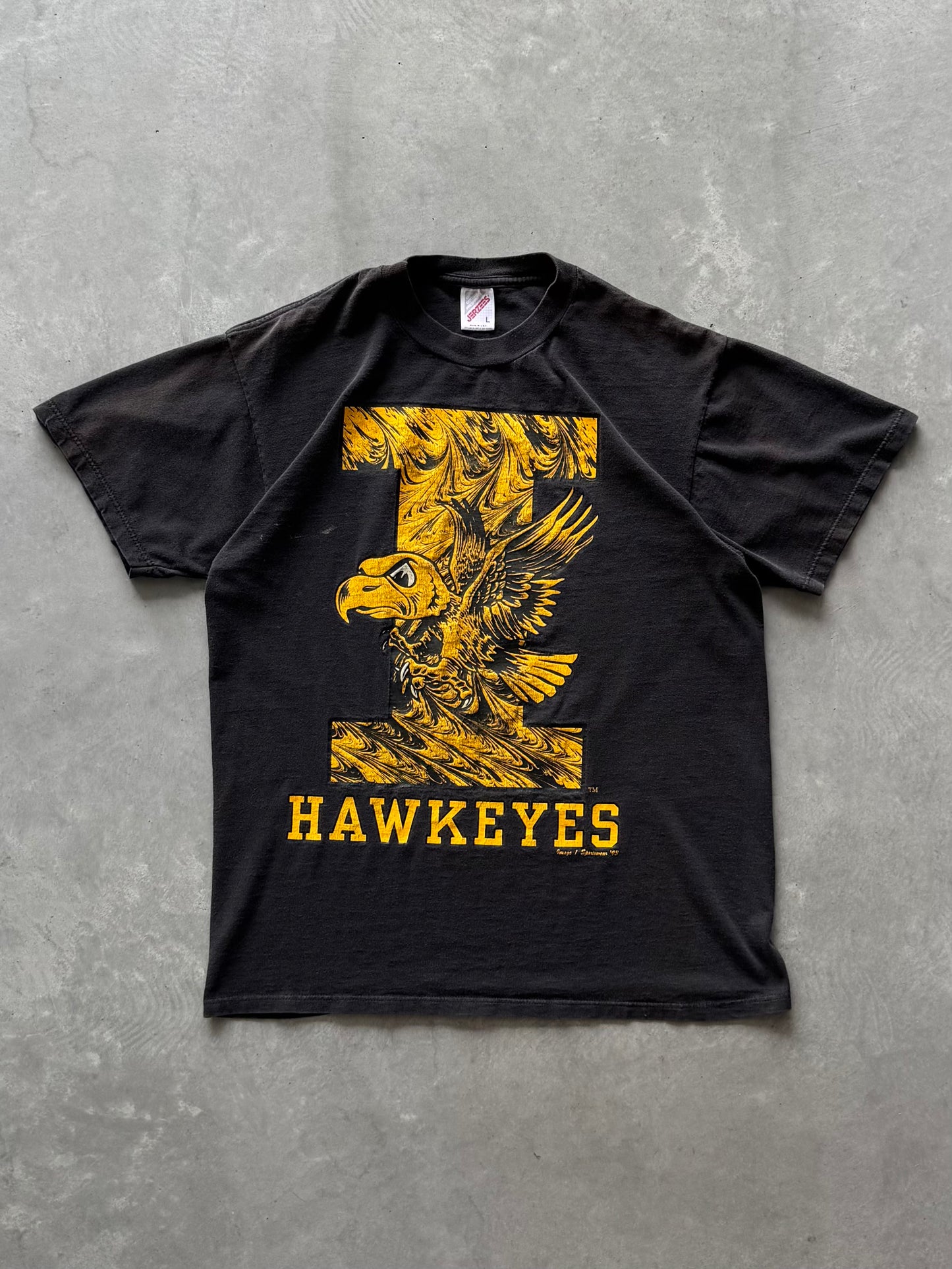 Vintage 1993 Iowa Hawkeyes Tee - L