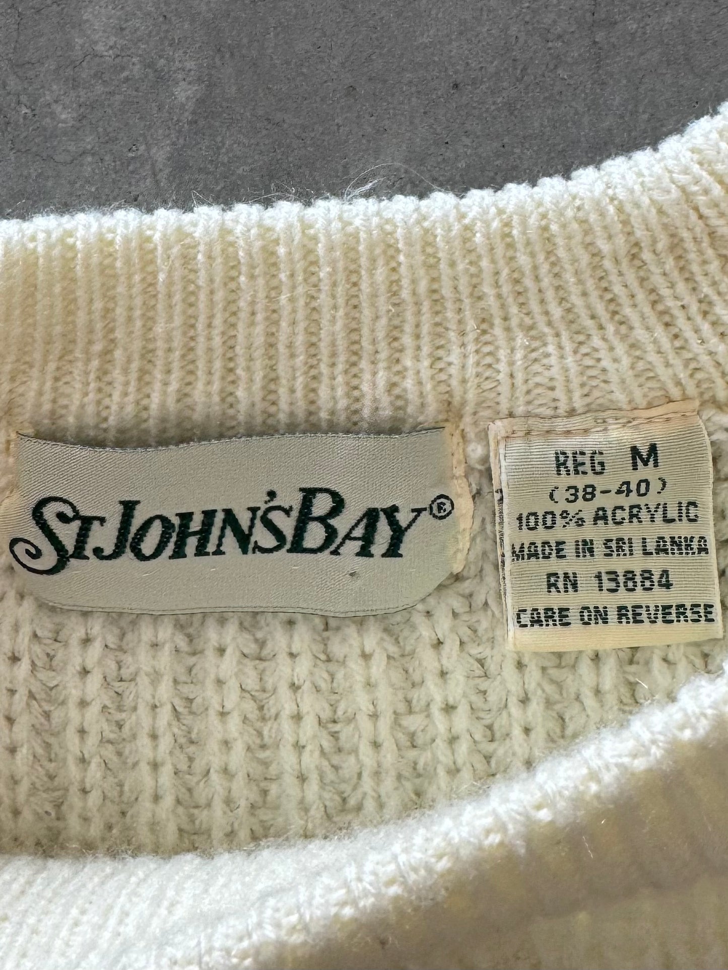 Vintage St. John’s Bay Sweater - M