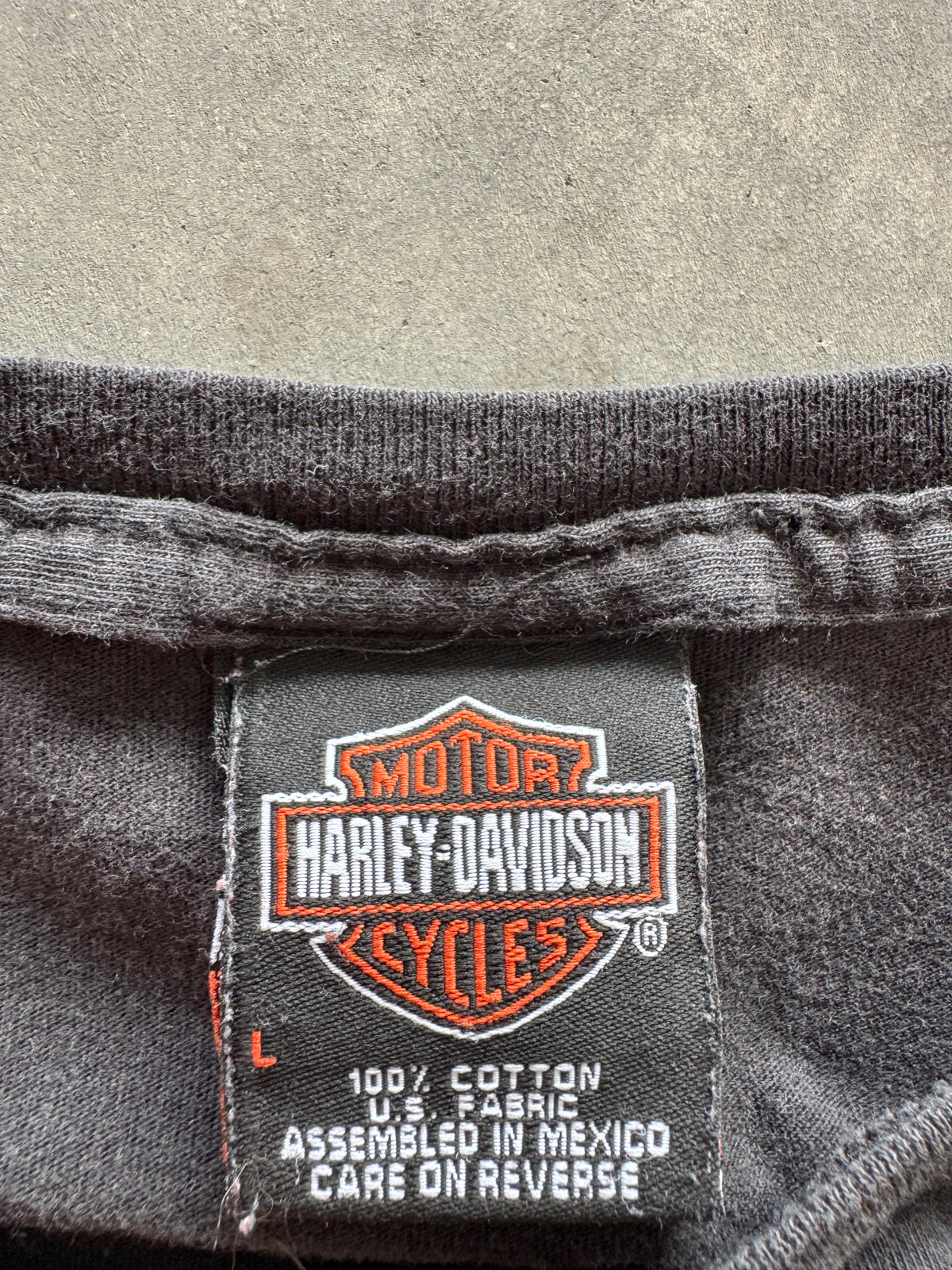 Vintage Harley Davidson Layered Long Sleeve - L