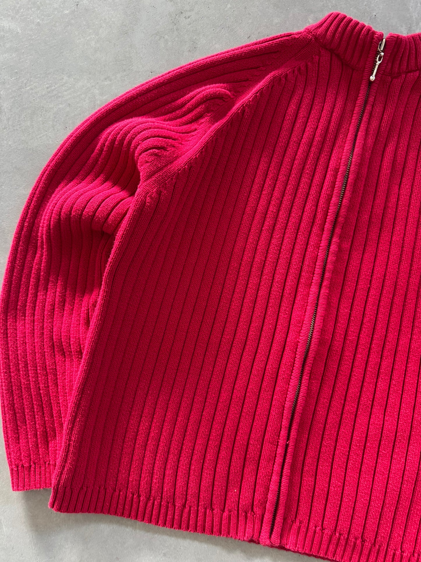 Vintage Women’s Zip Up Sweater - L