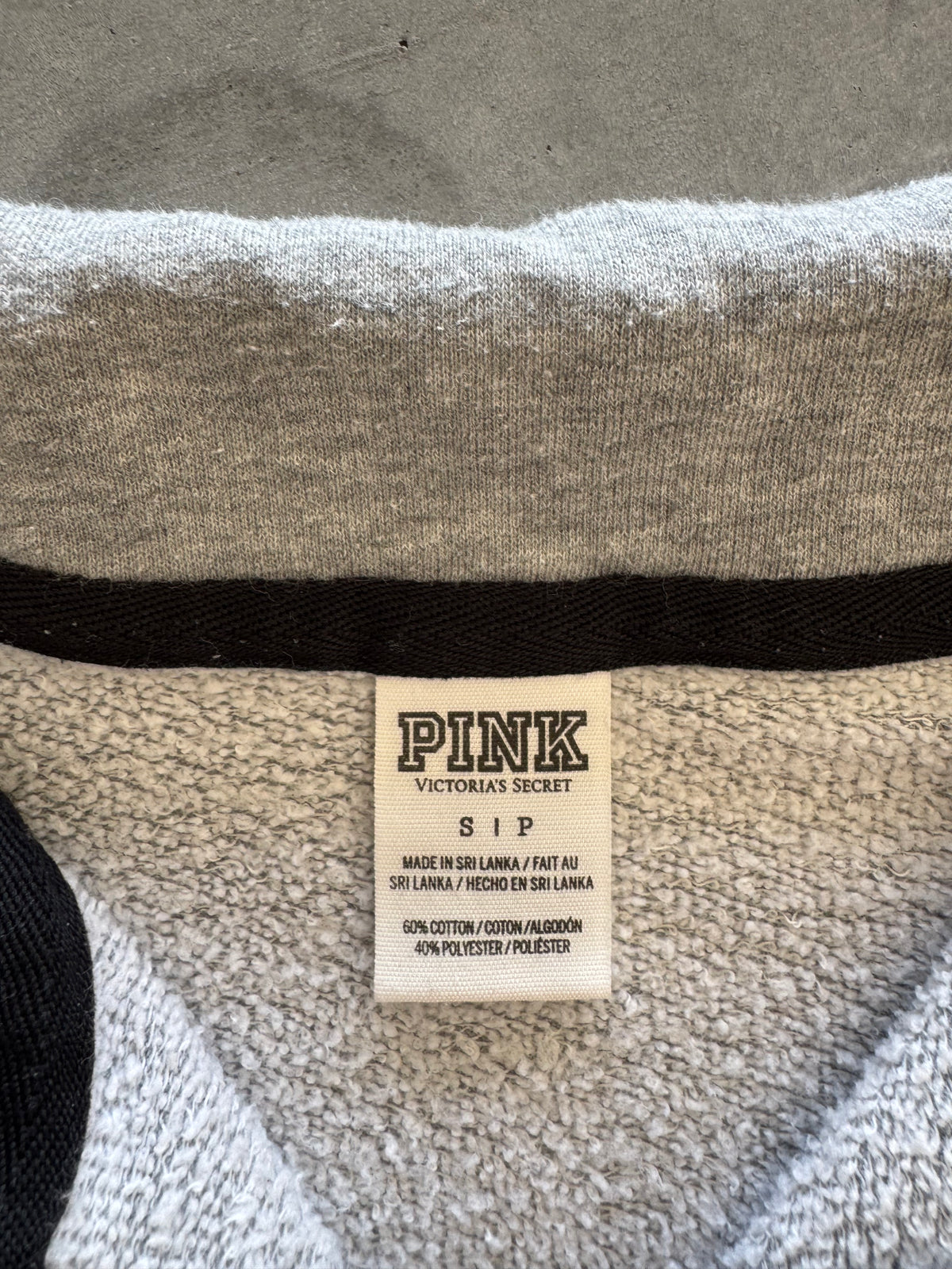 Vintage Victoria Secret Pink Quarter Zip - S
