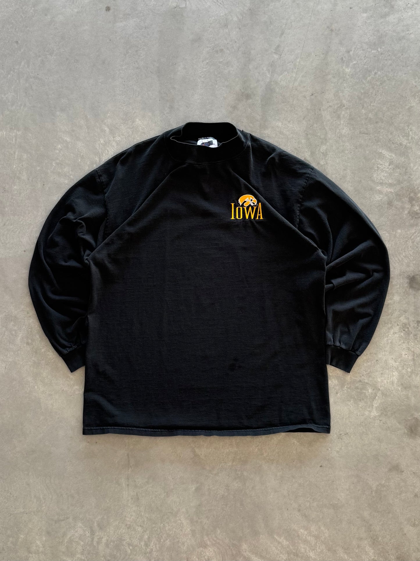 Vintage 90s Iowa Hawkeyes Mock Neck - XL