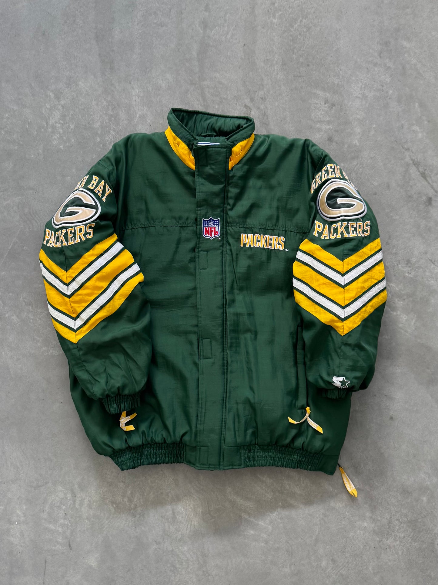 Vintage Starter Green Bay Packers Coat - XXL