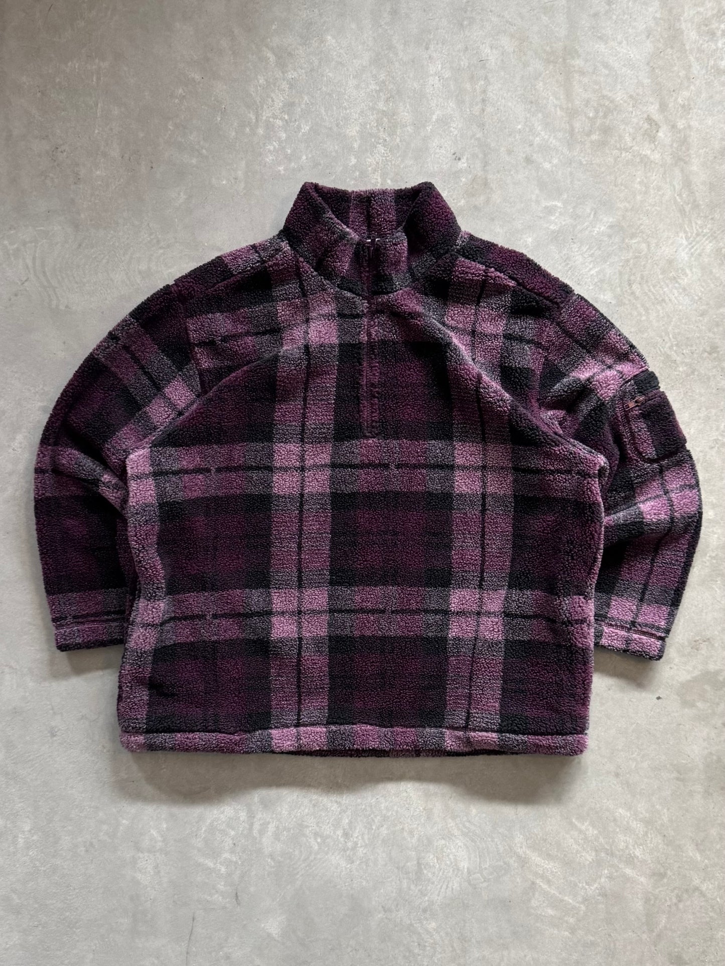 Vintage Cherokee Plaid Fleece Jacket - L/XL