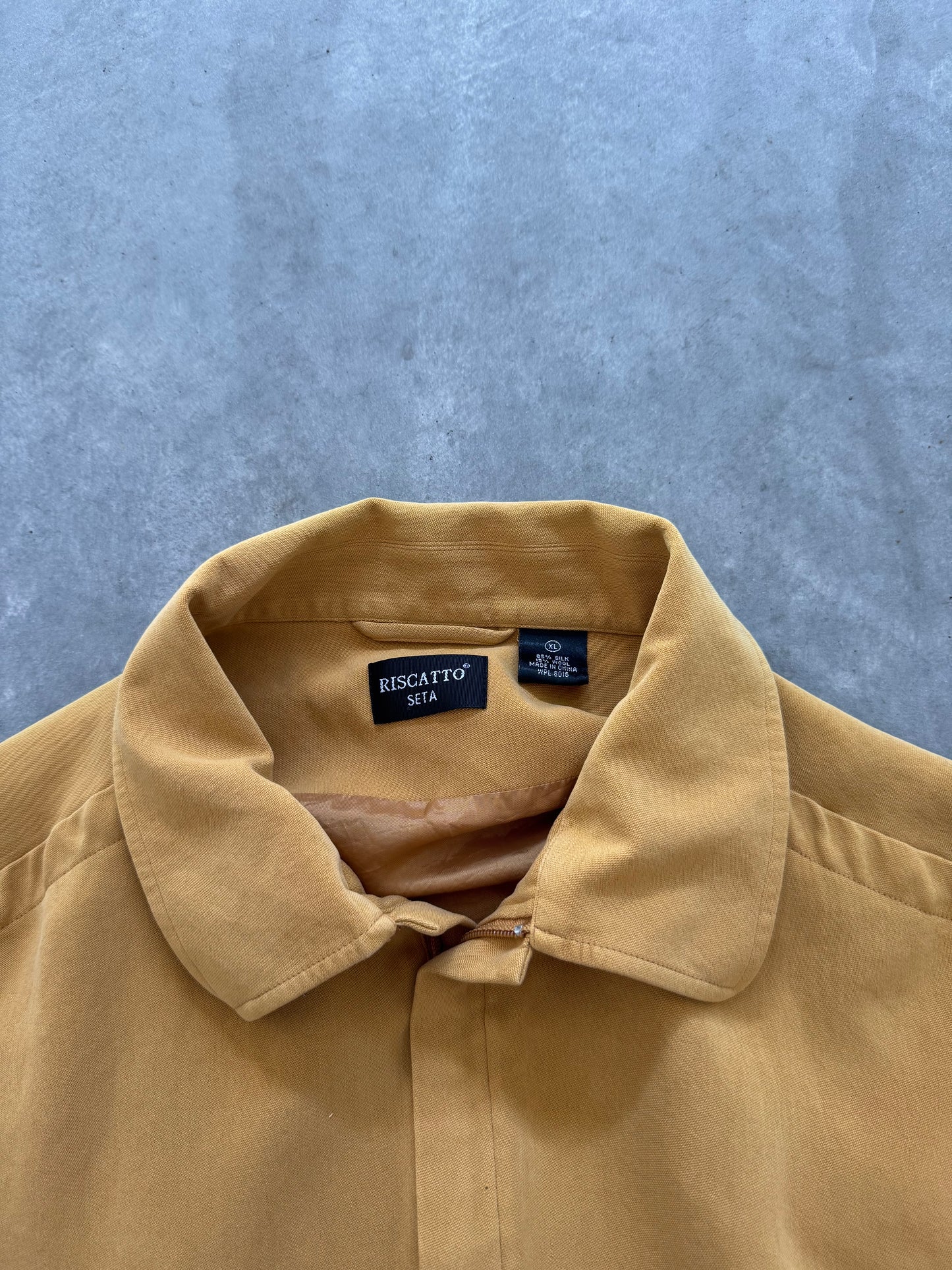 Silk Italian Bomber Jacket - XL