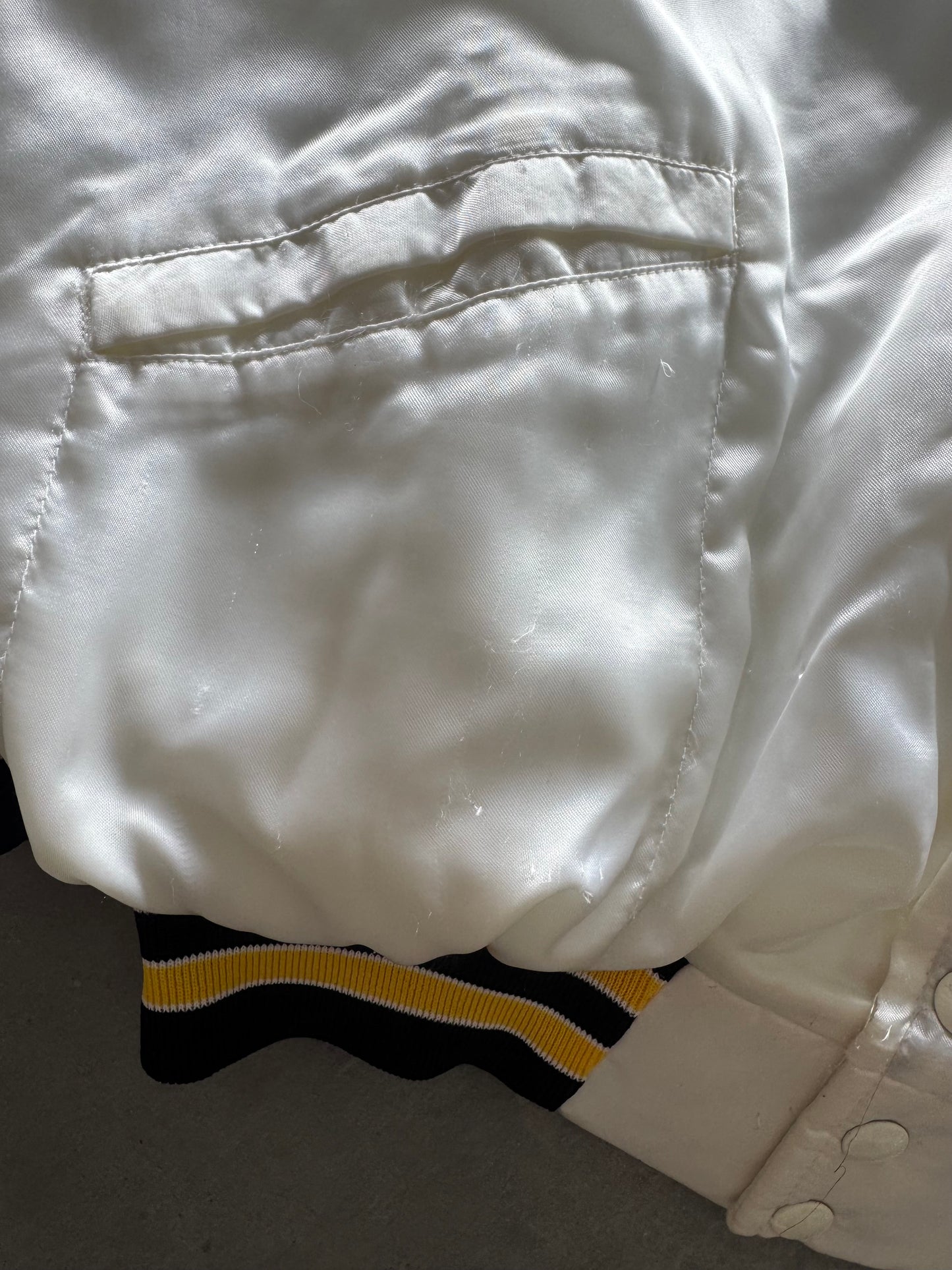 Vintage Iowa Hawkeyes Satin Bomber Jacket - L