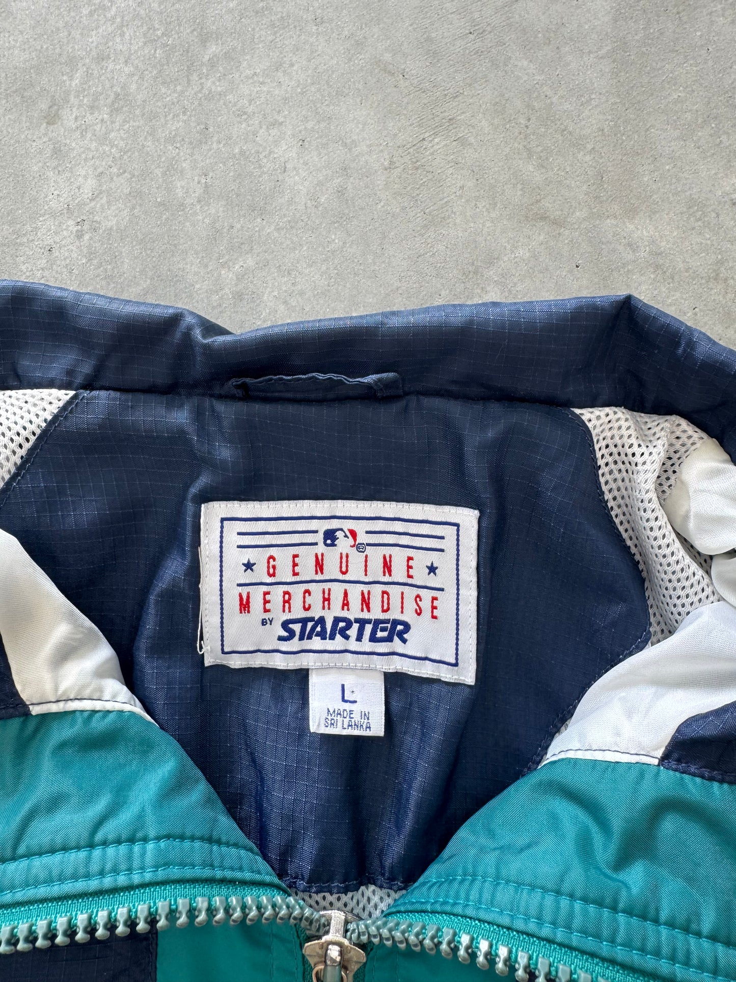 Vintage Seattle Mariners Starter Windbreaker - L
