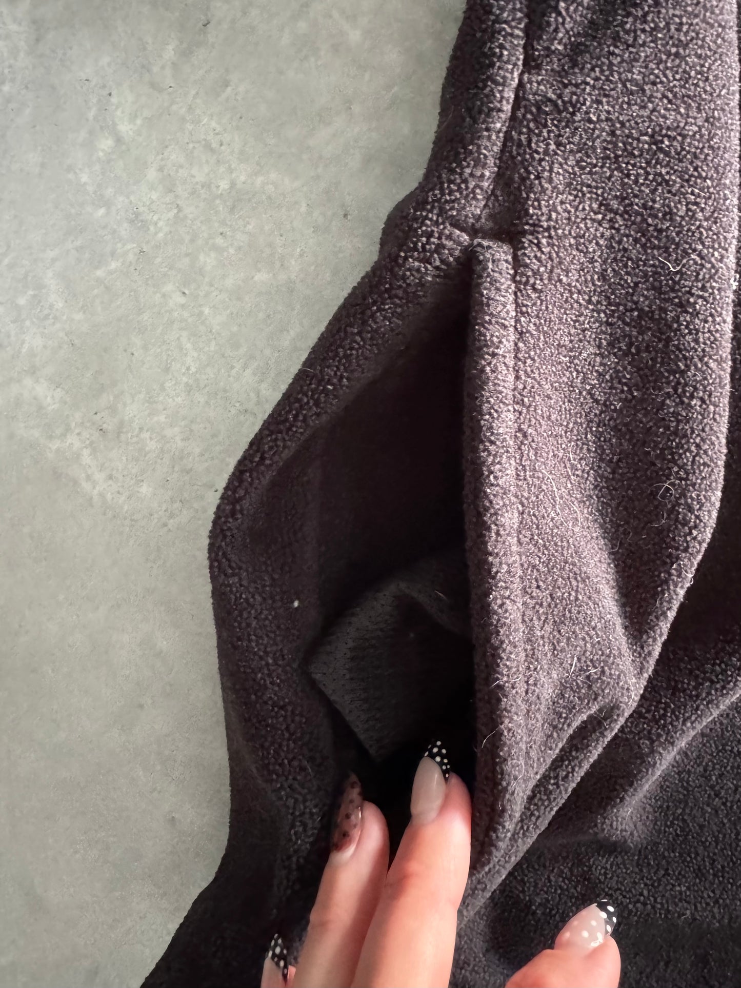 Vintage Iowa Hawkeyes Fleece Quarterzip - L