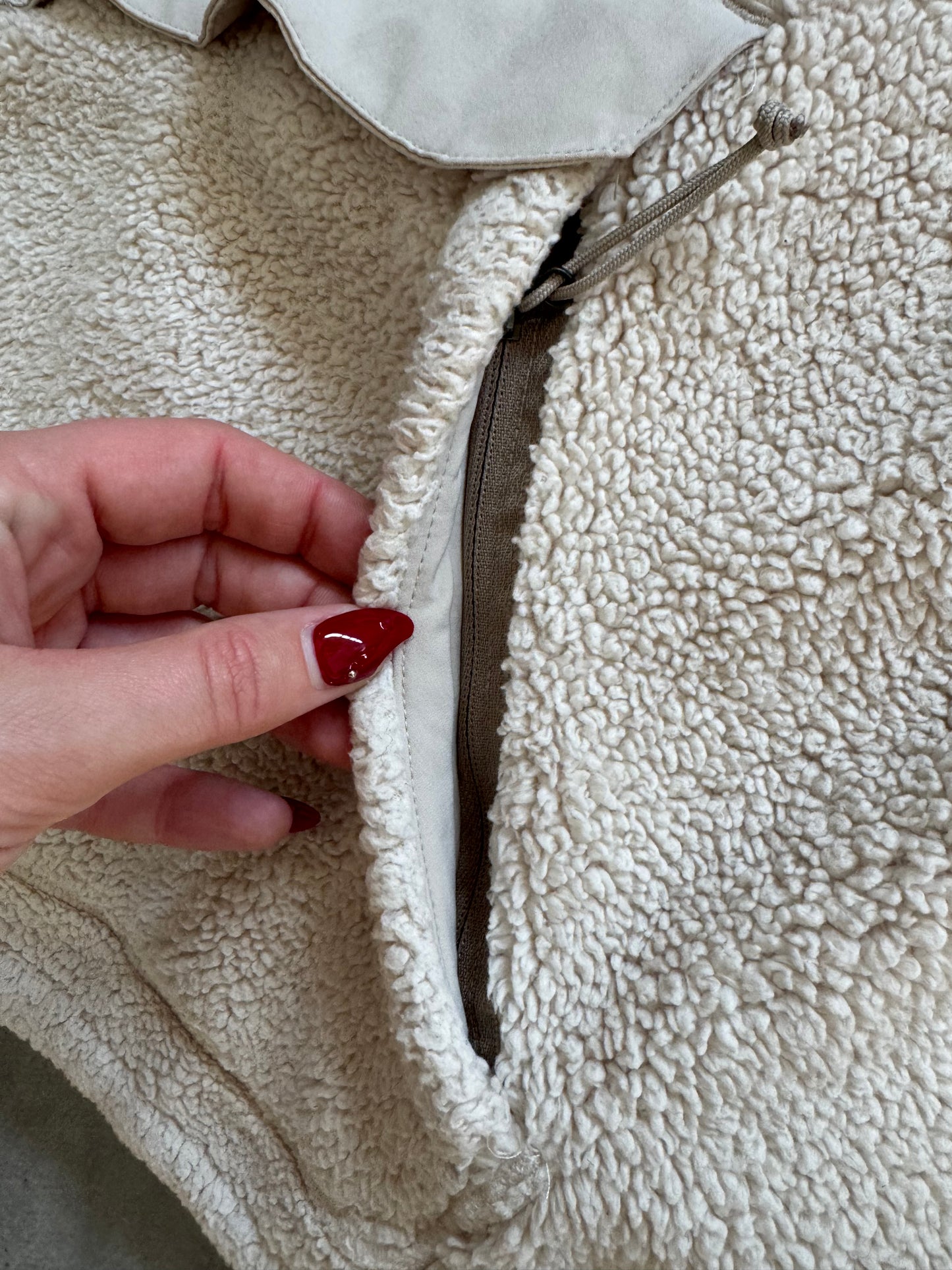 North Face Women’s Sherpa Hooded Half Zip - XXL