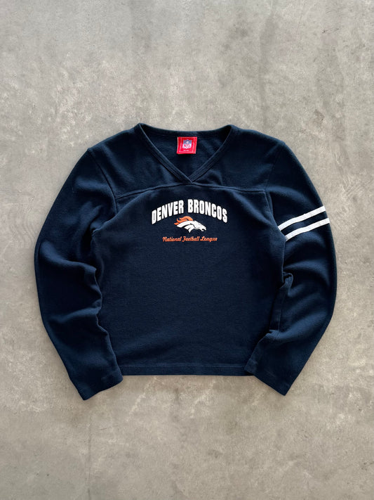 Vintage Denver Broncos Women’s Long Sleeve Baby Tee - L