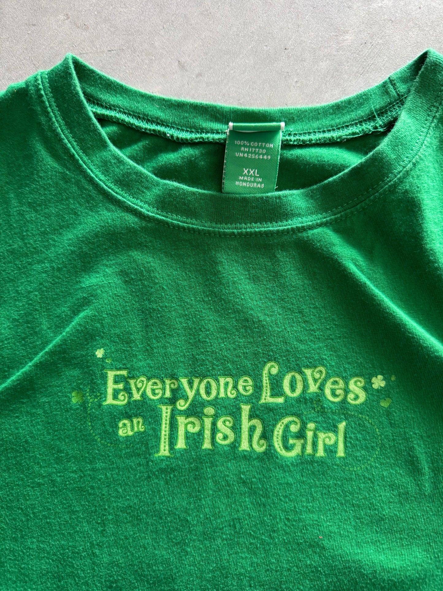 Everyone Love an Irish Girl Women’s Baby Tee - XXL