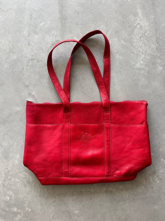 Vintage Iowa State Cyclones Leather Tote Bag