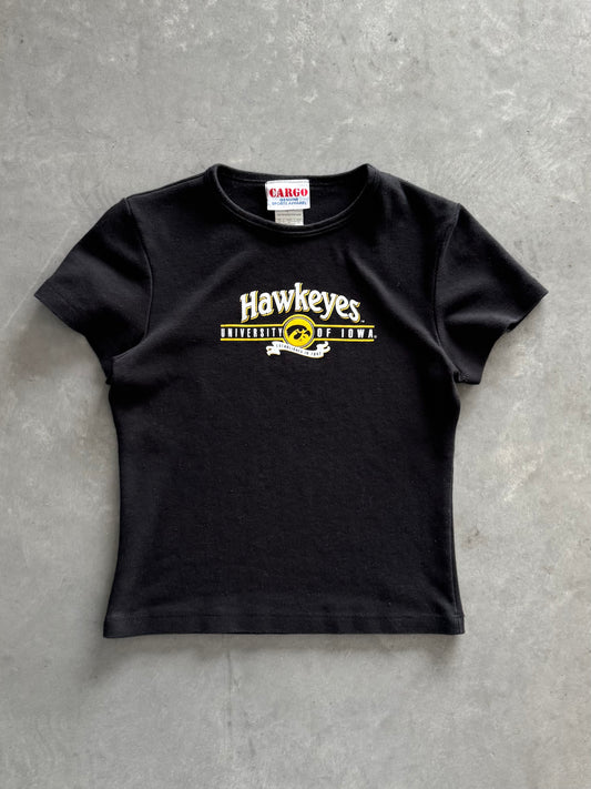 Vintage Iowa Hawkeyes Women’s Baby Tee - M