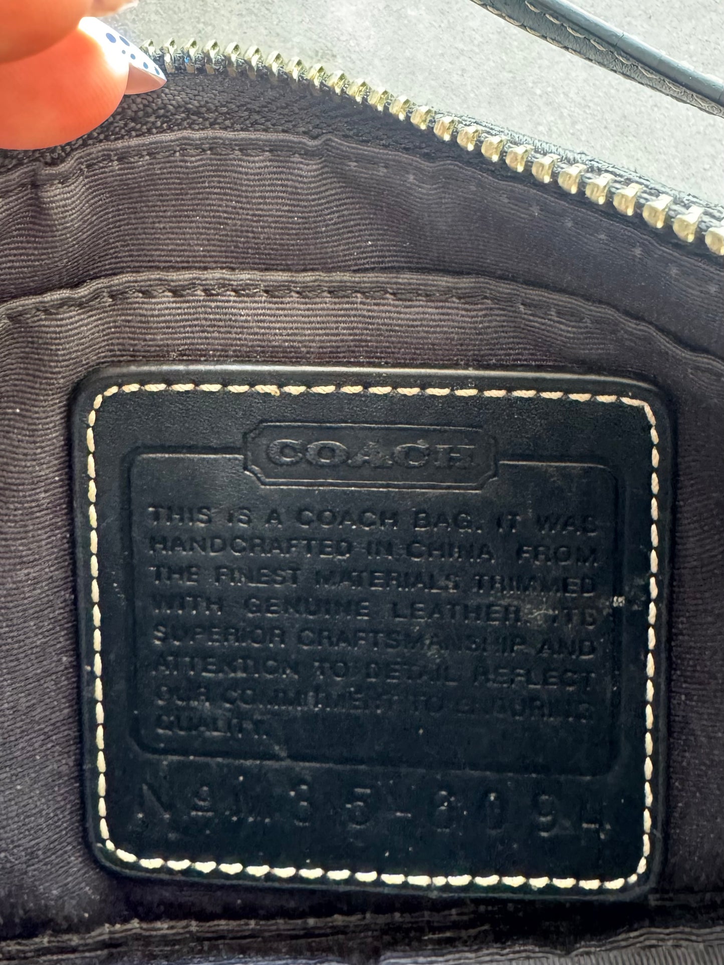 Vintage Y2k Coach Signature Mini Purse