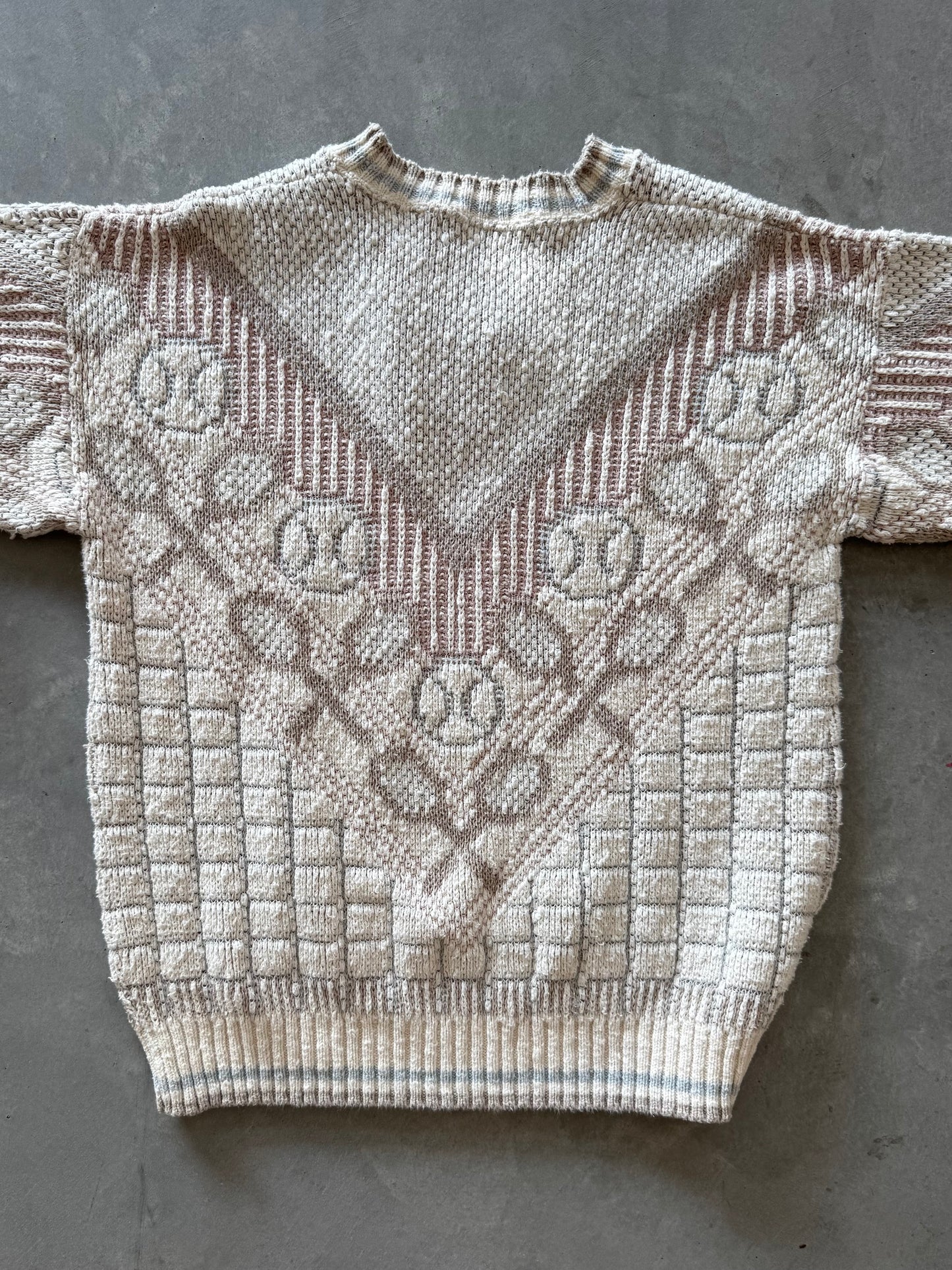 Vintage Tennis Sweater - L