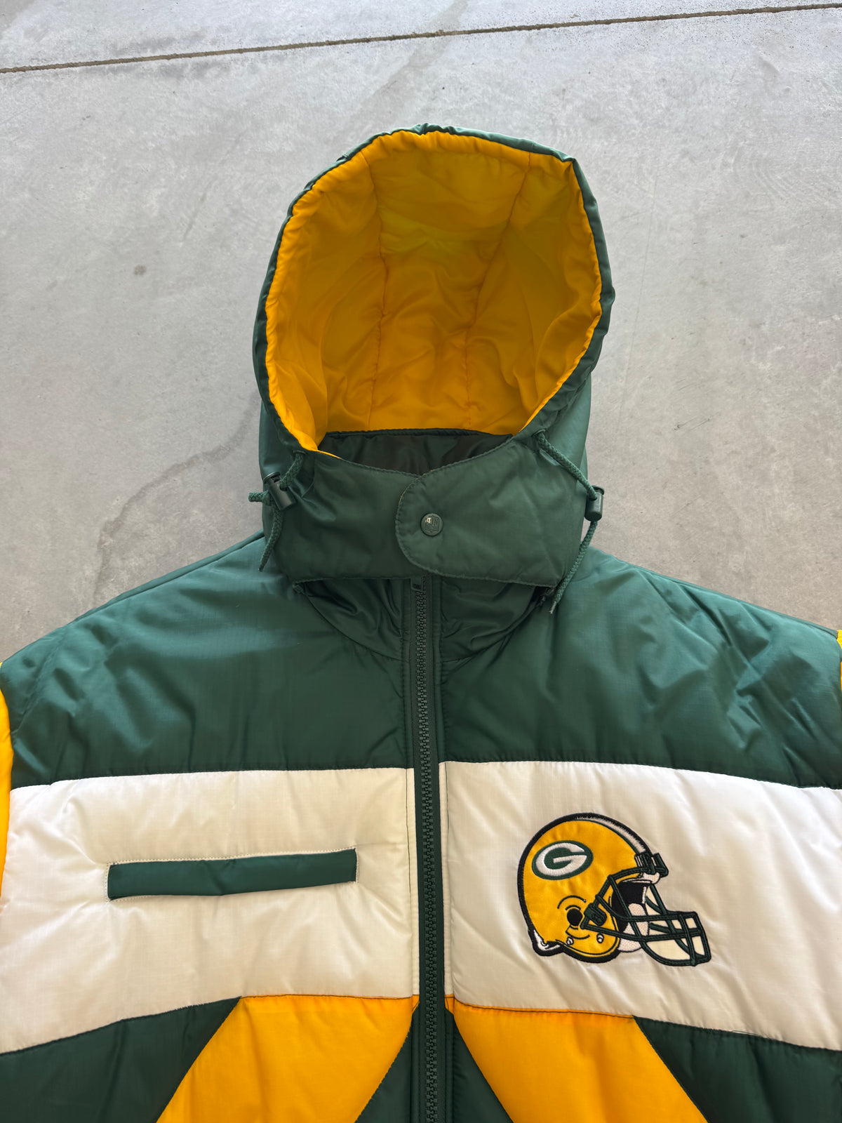 Vintage 90s Green Bay Packers Coat - L