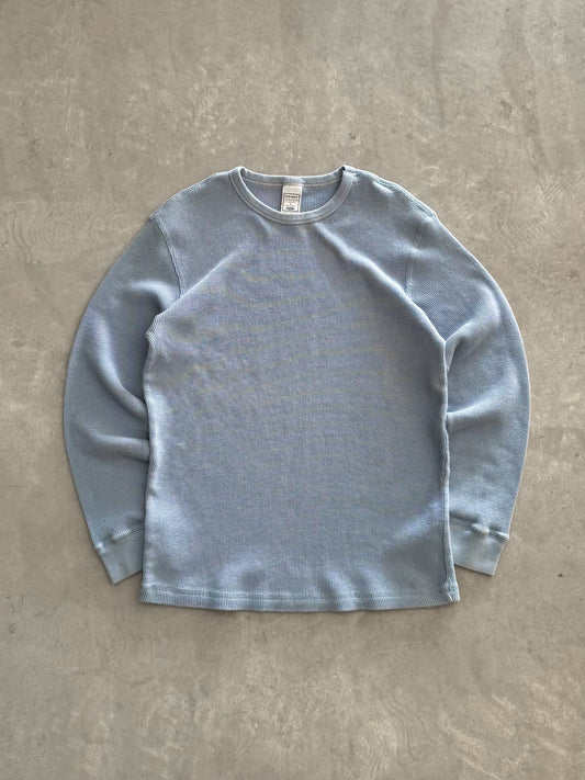 Vintage Old Navy Baby Blue Waffle Knit - L