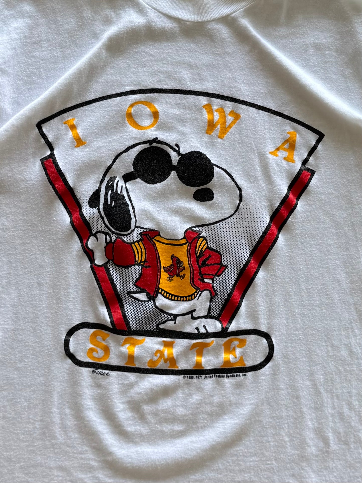 Vintage 60s/70s Iowa State Snoopy Tee - M