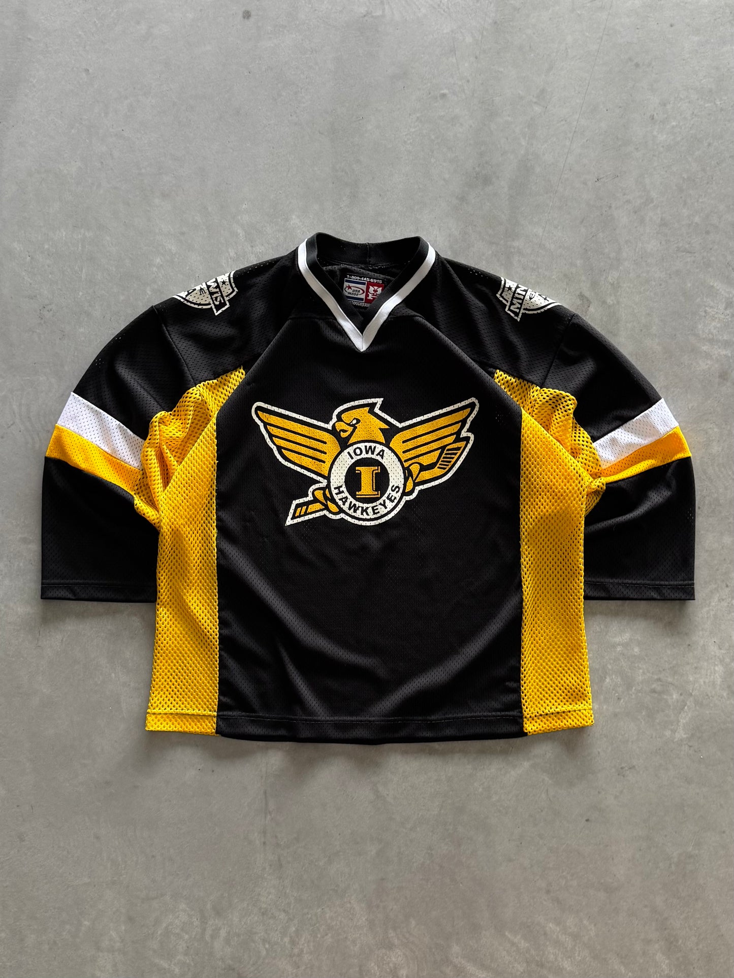 Vintage Iowa Hawkeyes Hockey Jersey - XL