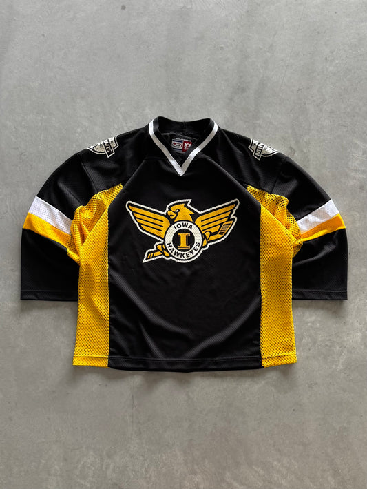 Vintage Iowa Hawkeyes Hockey Jersey - XL
