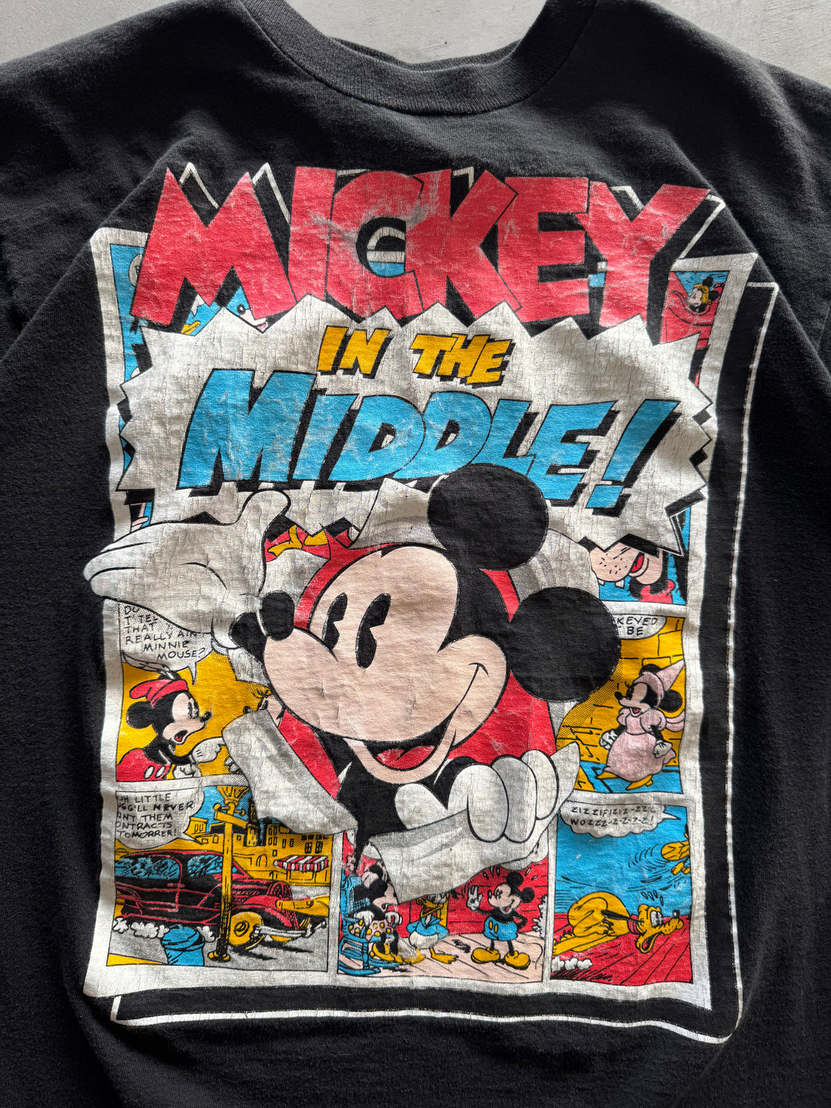 Vintage 90s Mickey Mouse Tee - XL