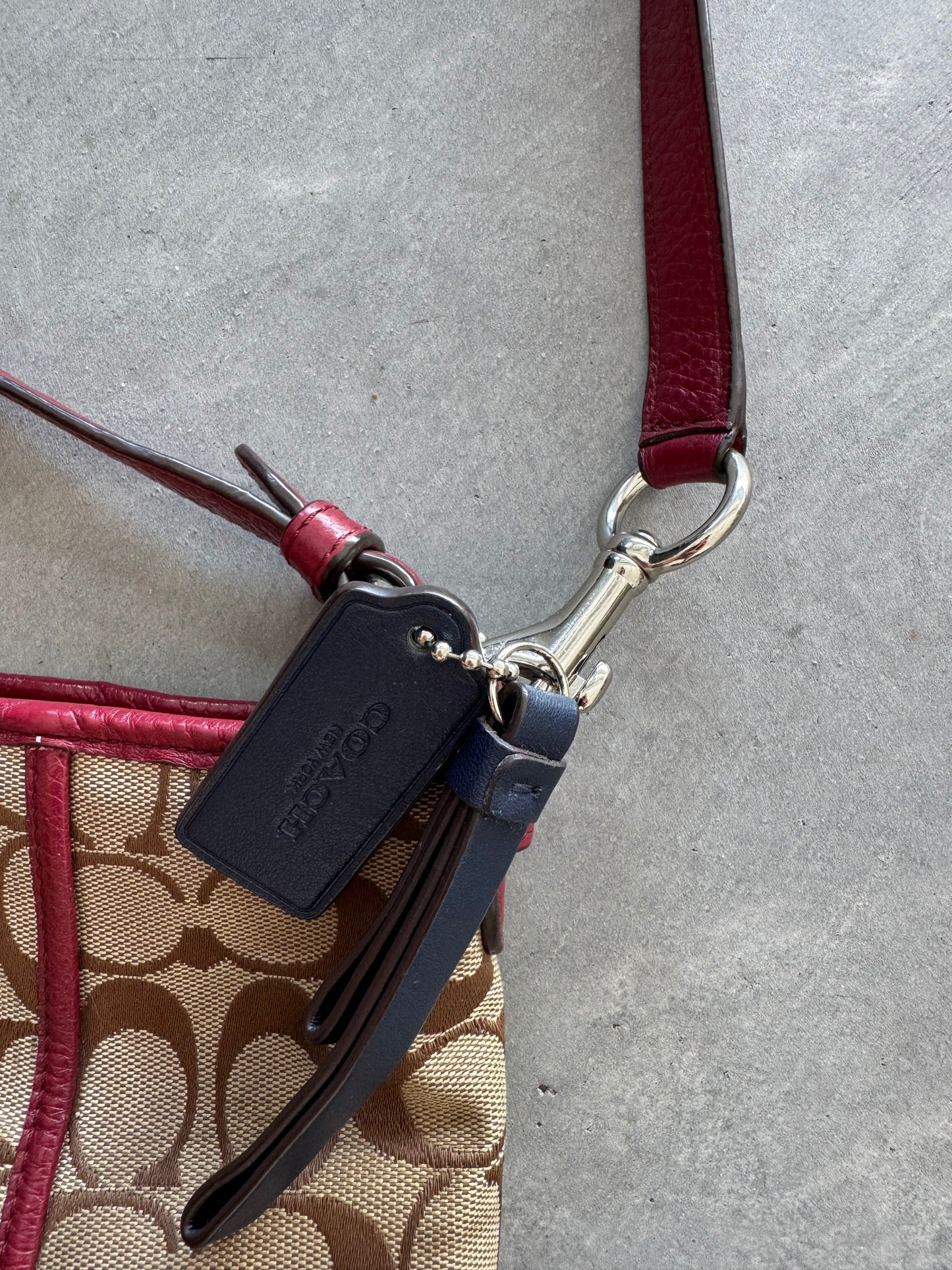 Vintage Coach Park Signature Hobo Bag