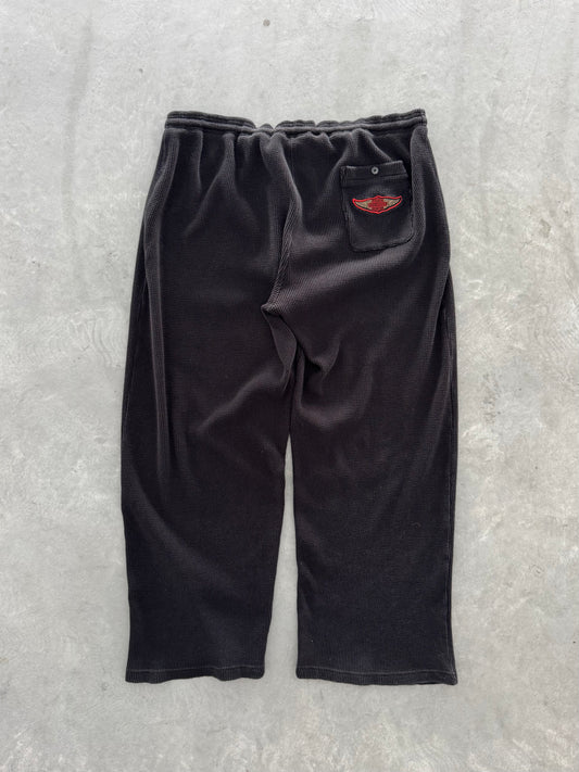 Vintage Harley Davidson Waffle Knit Pants - XXL
