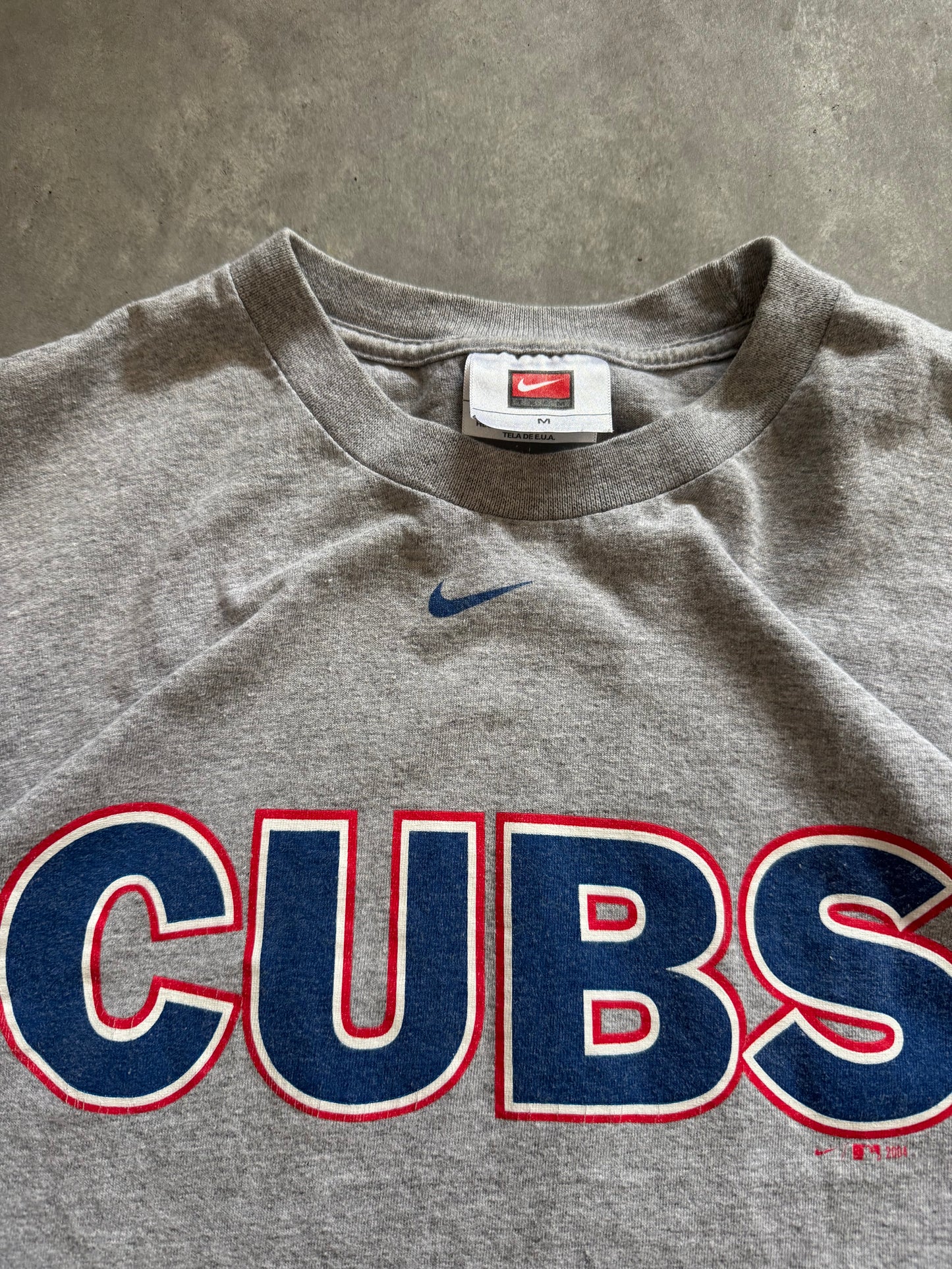 Vintage 90s Nike Chicago Cubs Tee - M