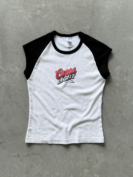 Vintage Coors Light Baby Tee - L