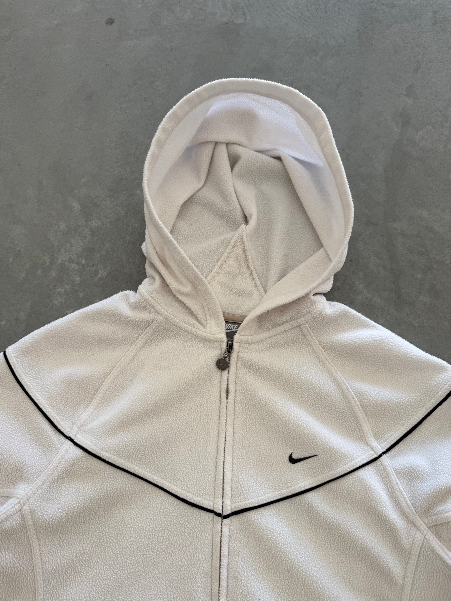Vintage 00s Nike Women’s Fleece Zip Up Hoodie - L