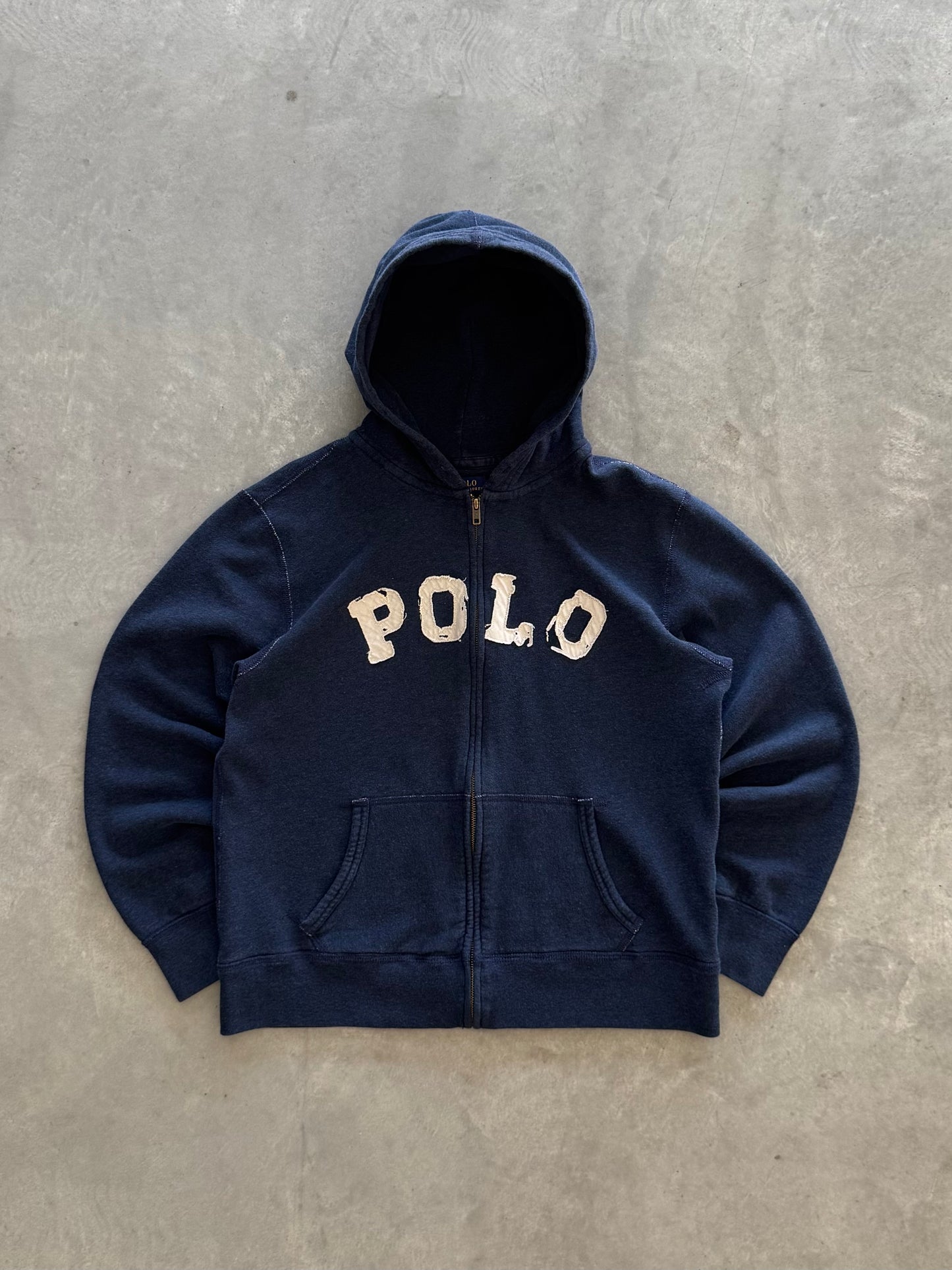 Vintage Polo Ralph Lauren Zip Up Hoodie - L
