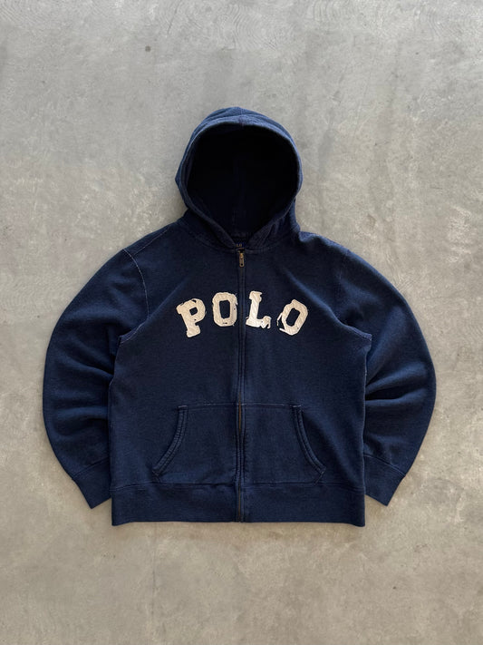 Vintage Polo Ralph Lauren Zip Up Hoodie - L