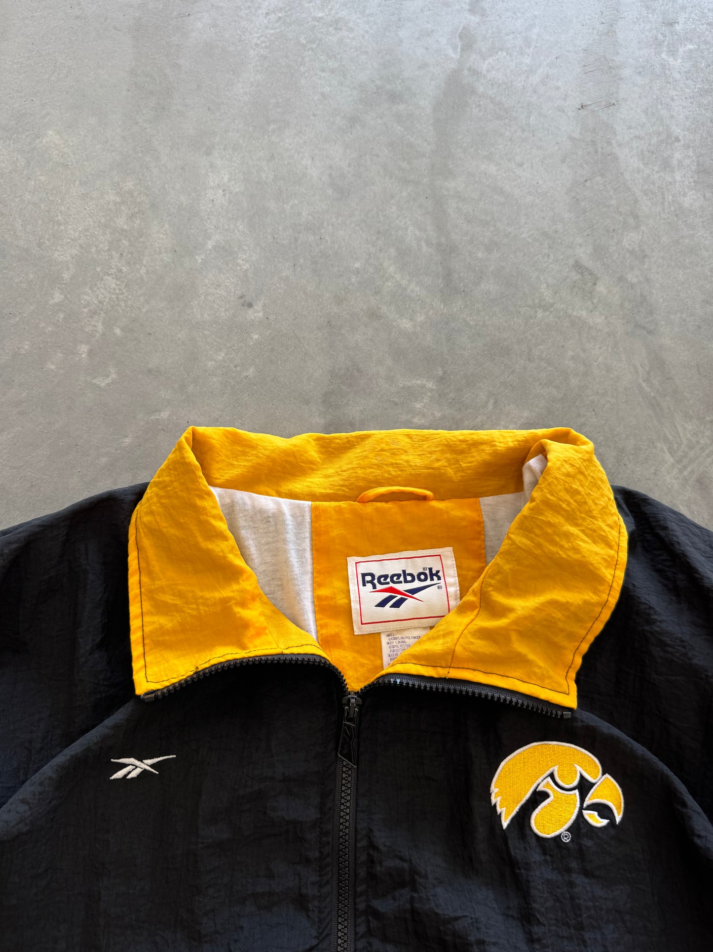 Vintage 90s Reebok Iowa Hawkeyes Jacket - XXL