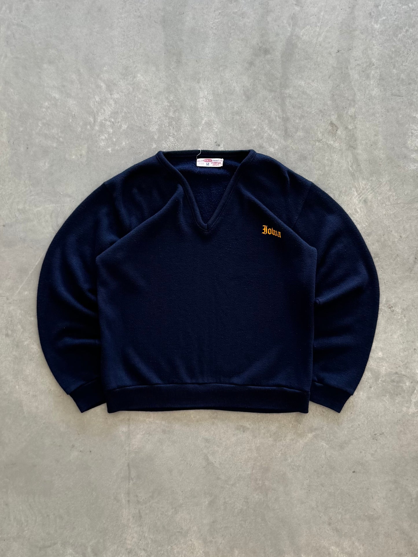 Vintage 1960s Champion Iowa Sweater - M