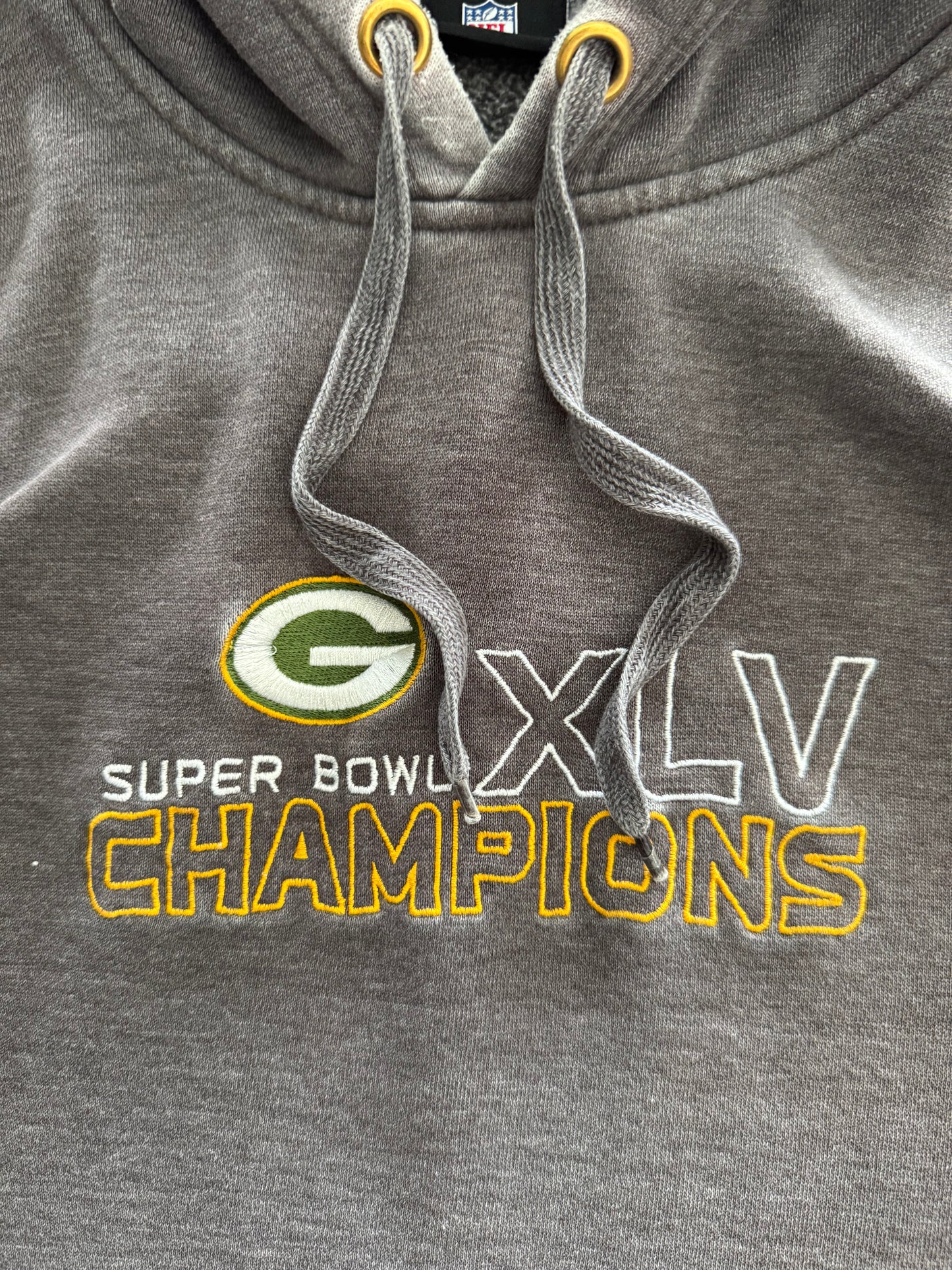 Vintage Green Bay Packers Super Bowl Hoodie - XXL