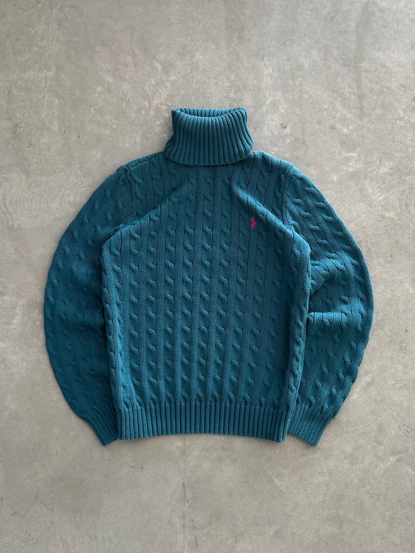 Vintage Women’s Polo Ralph Lauren Cable Knit Sweater - L