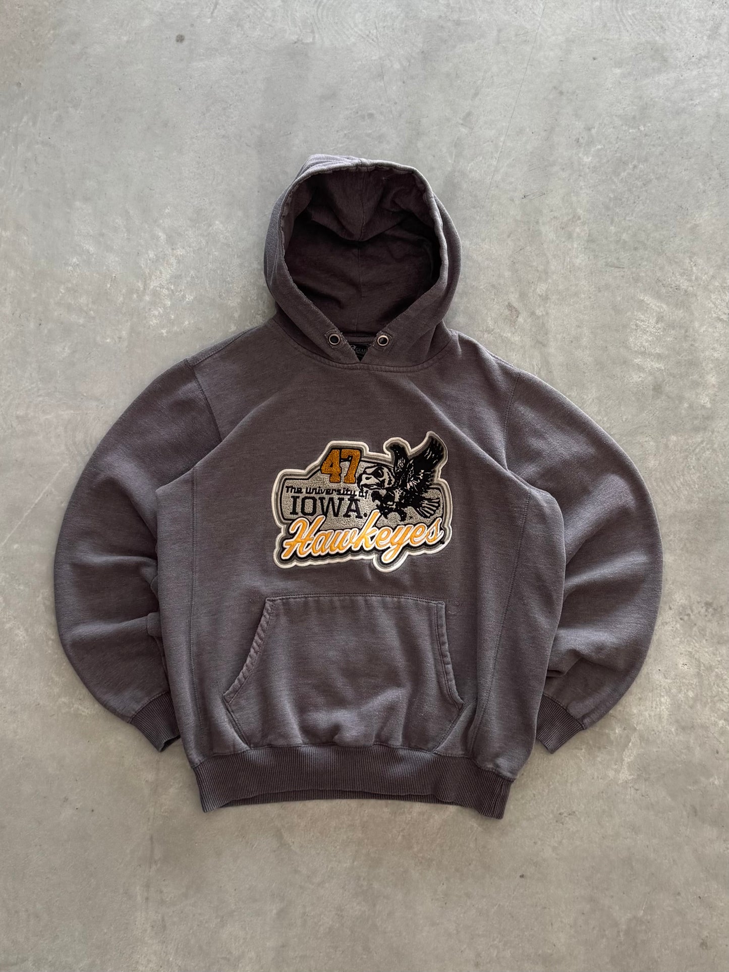 Vintage Iowa Hawkeyes Hoodie - L